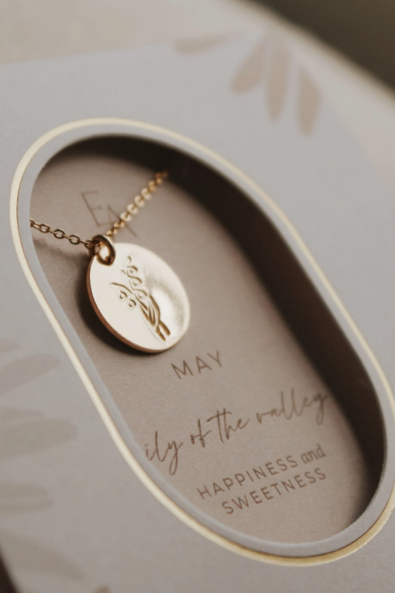 May | Birth Flower Necklace