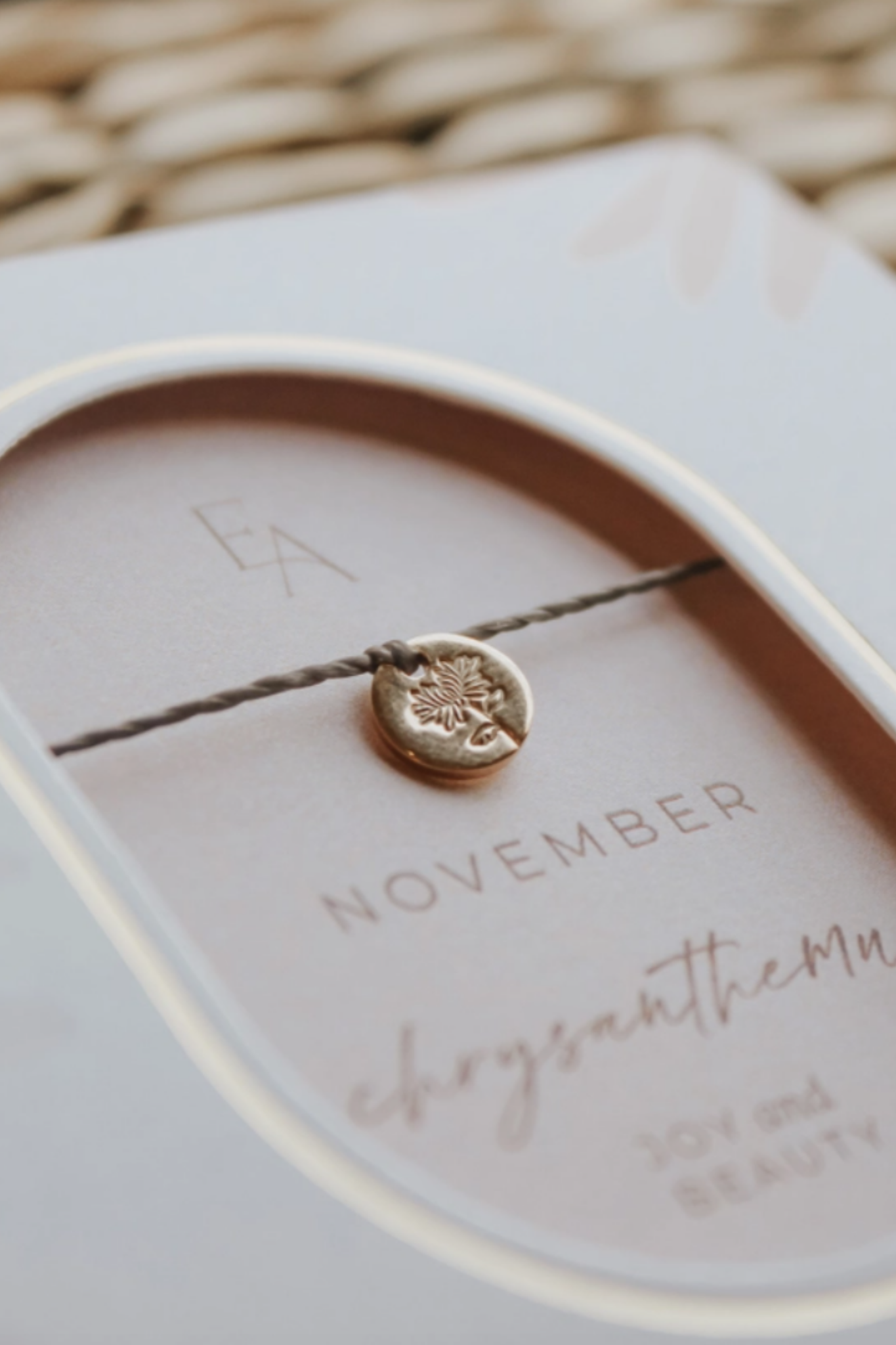 November | Birth Flower Bracelet