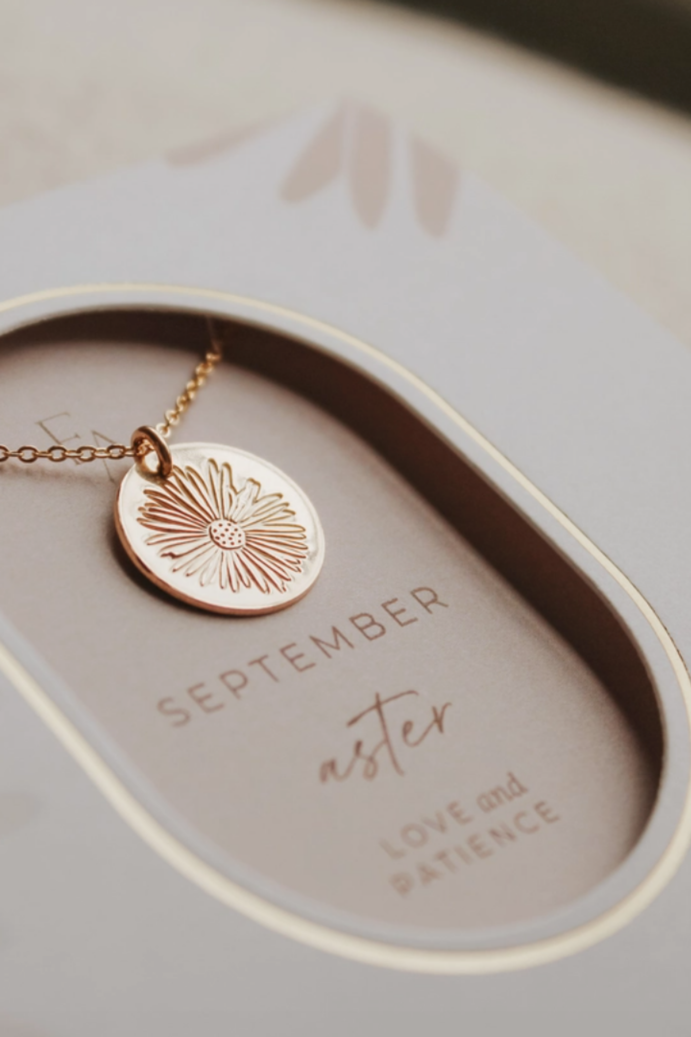 September | Birth Flower Necklace