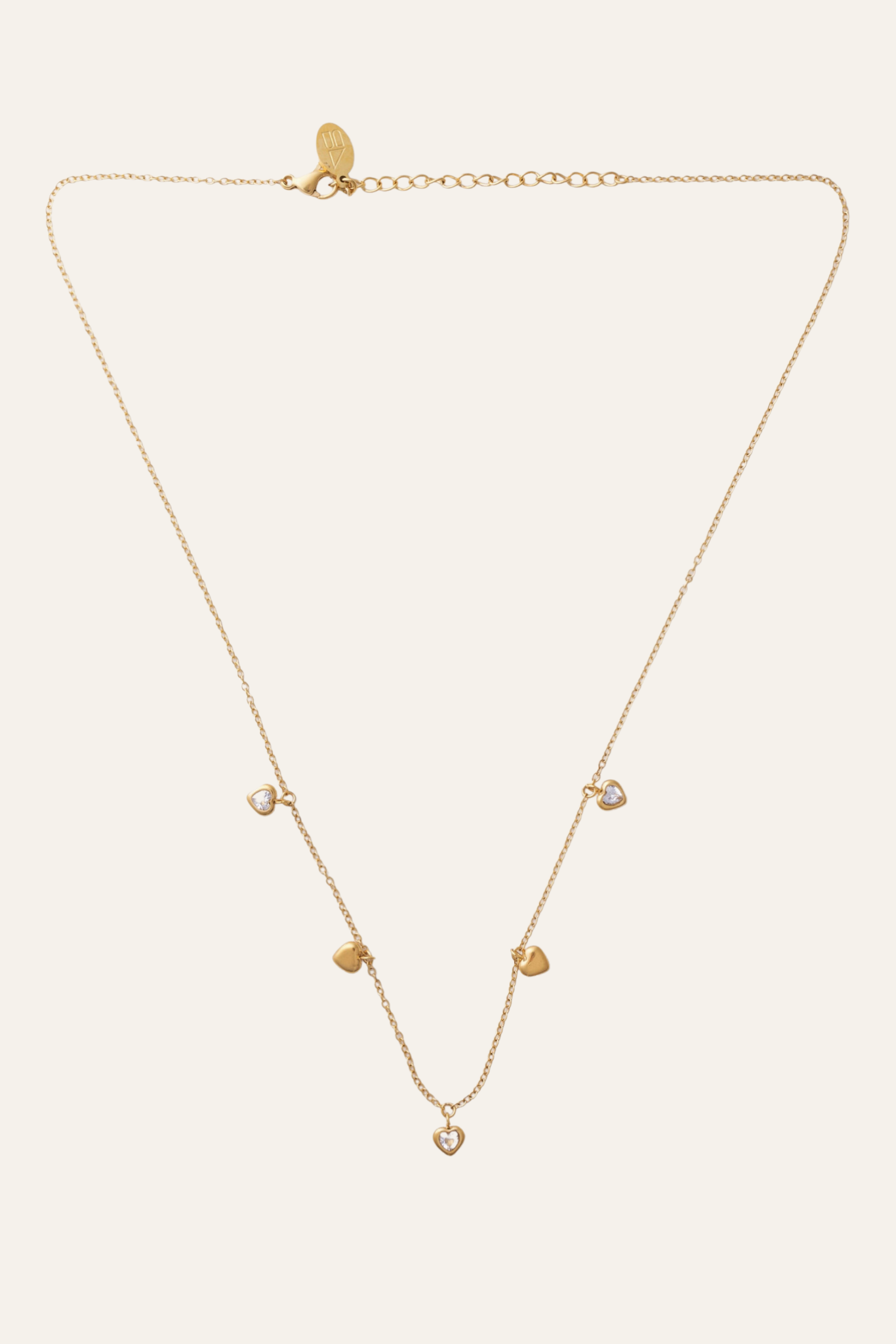 Amore Gold Heart Necklace