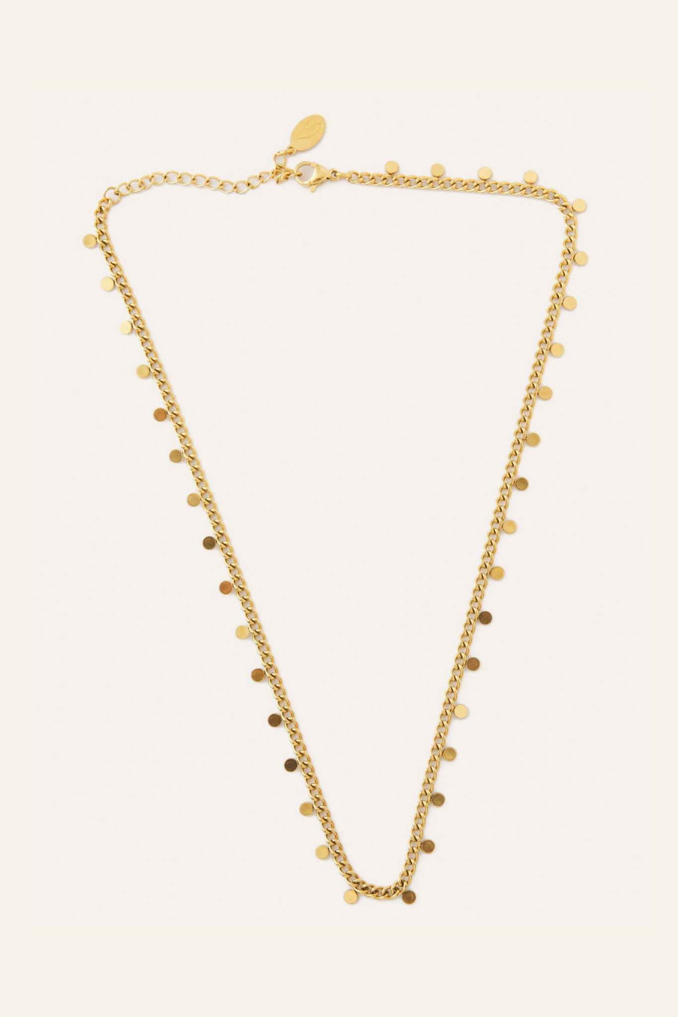 Mini Gold Disk Choker