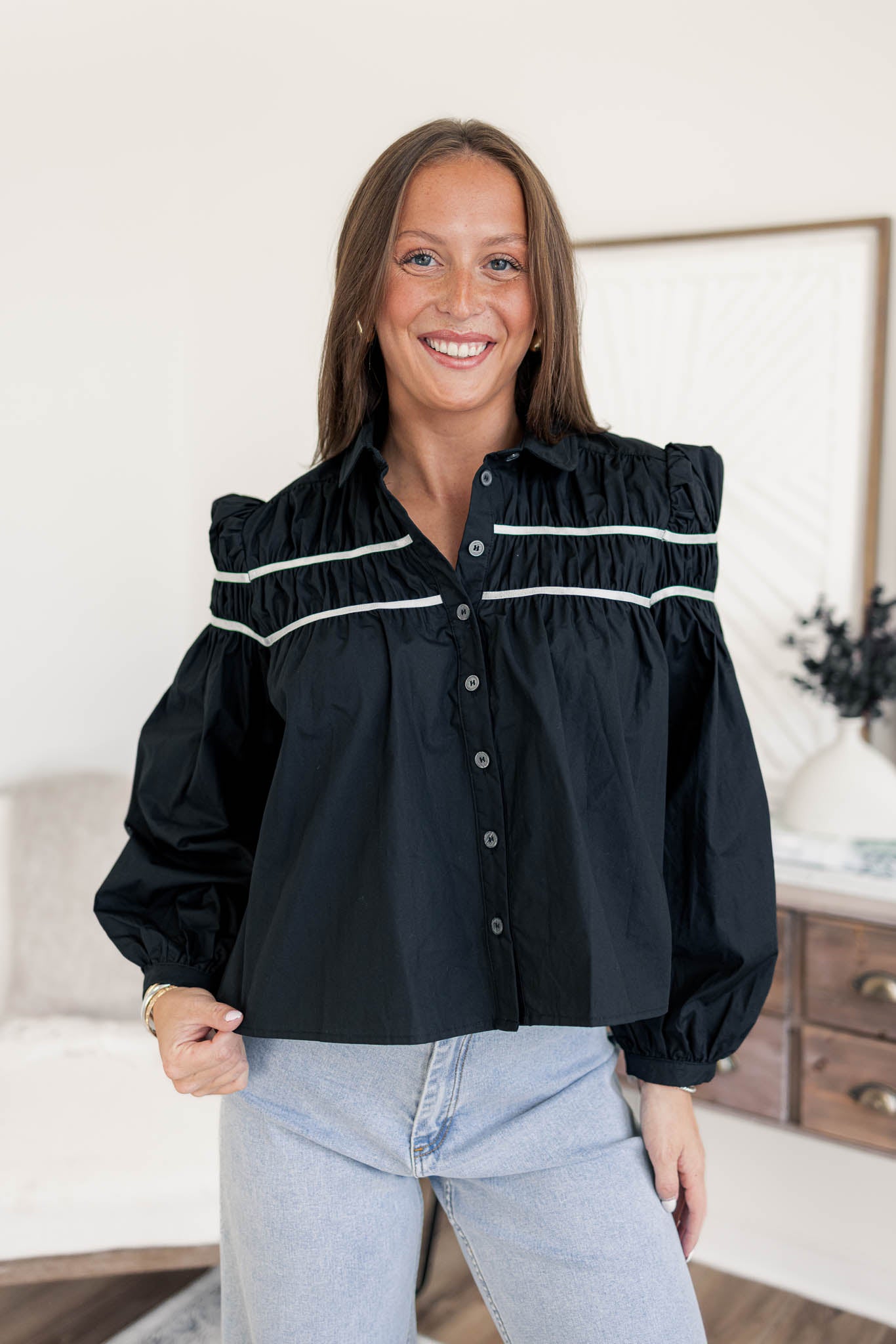 Annie Collared Blouse