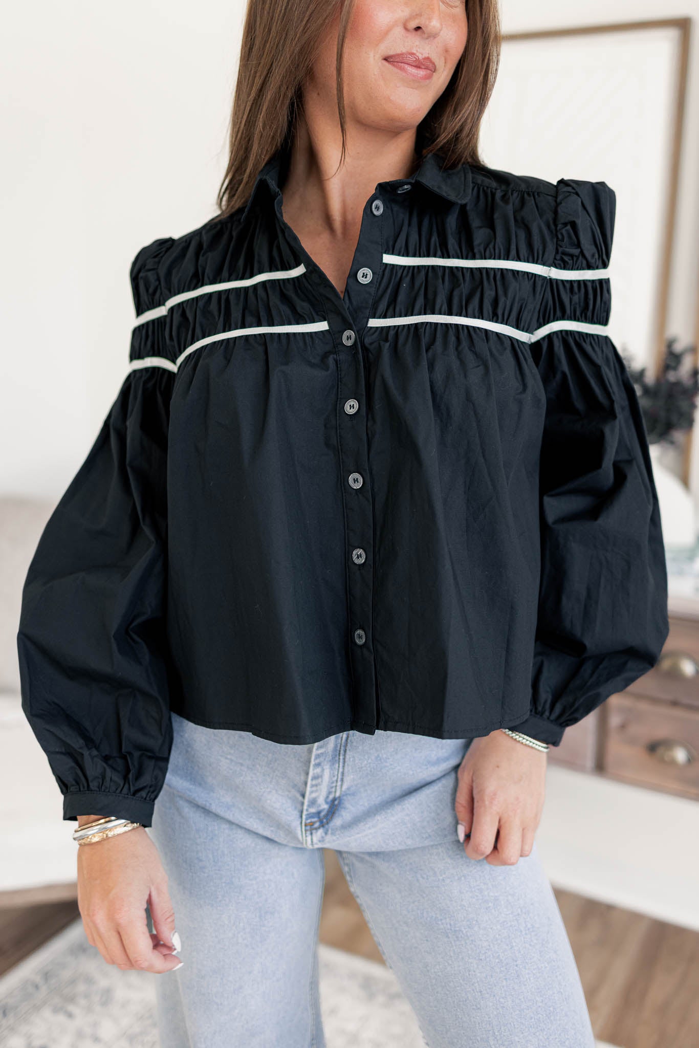 Annie Collared Blouse