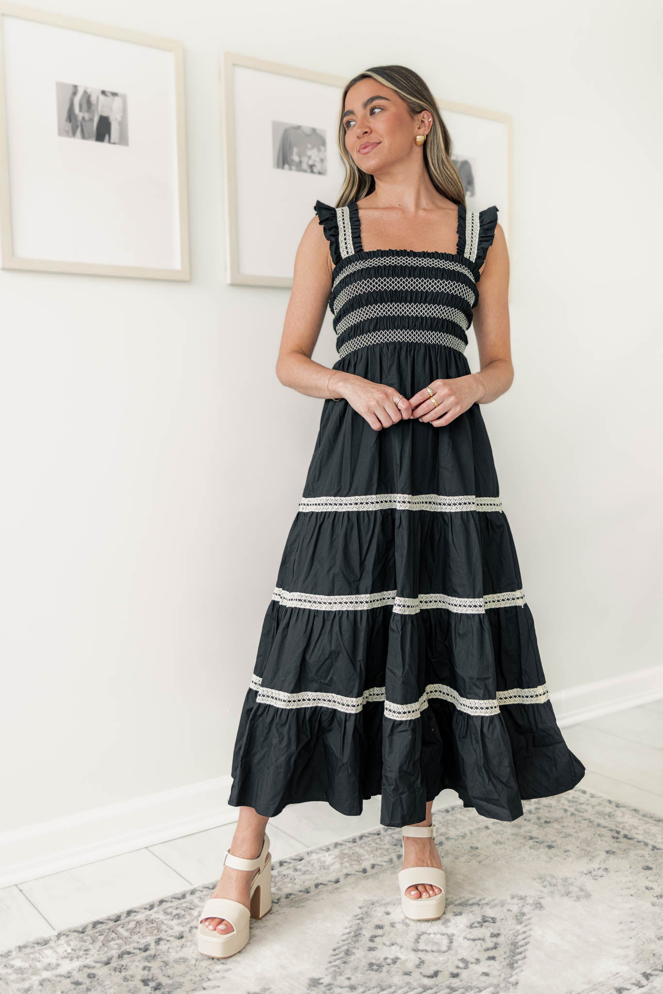 Hallie Smocked Maxi Dress