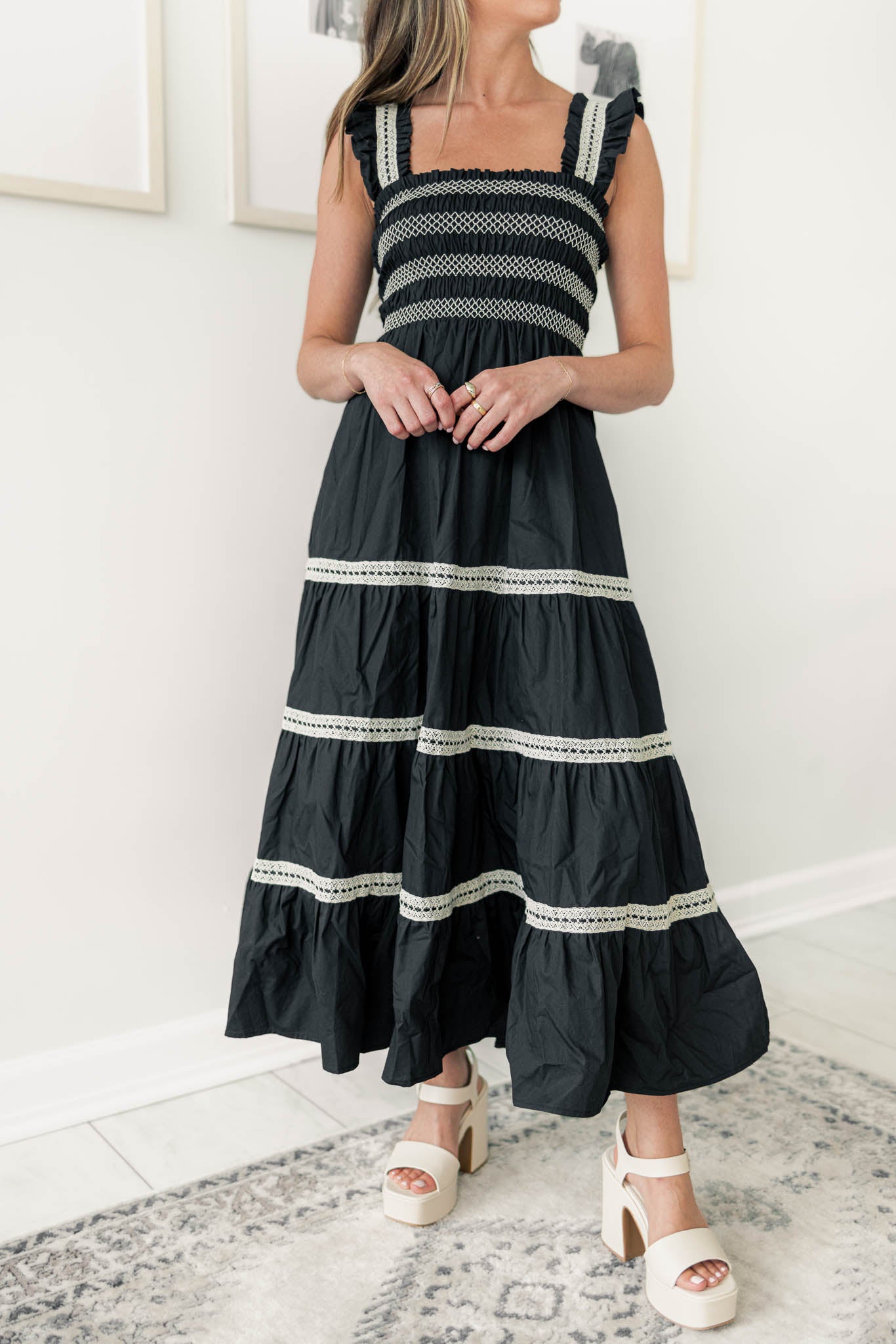 Hallie Smocked Maxi Dress