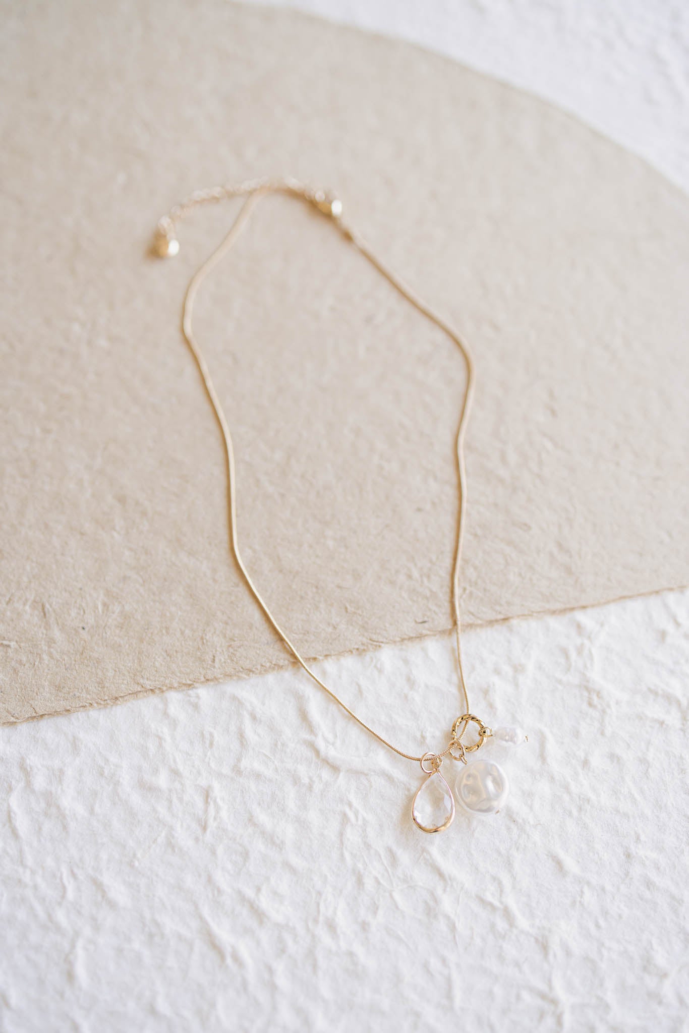Pearl Charm Necklace
