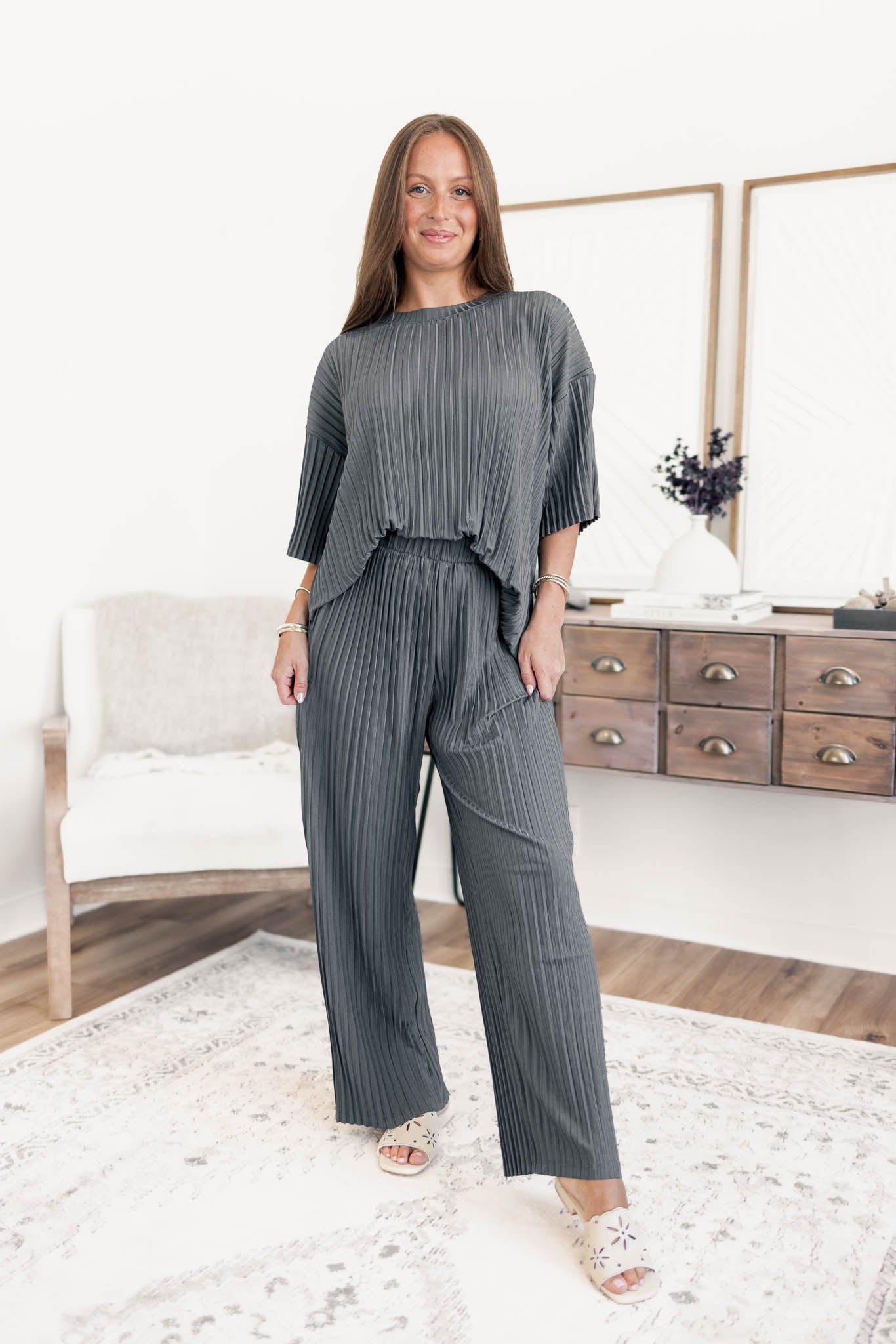 Kaylee Pleated Set