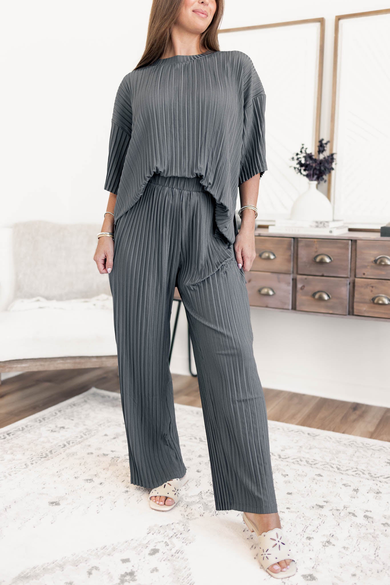 Kaylee Pleated Set