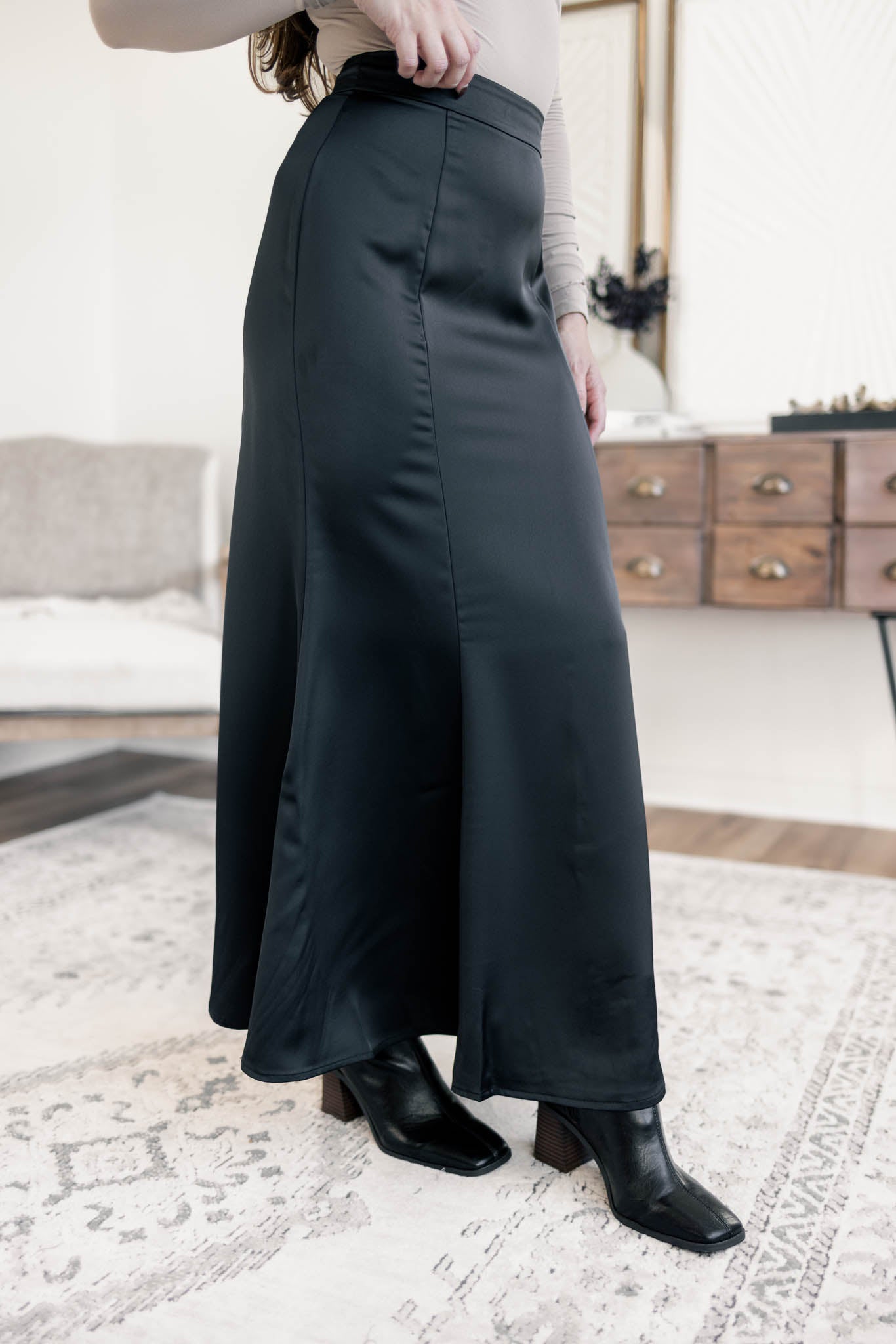 Willow Satin Skirt