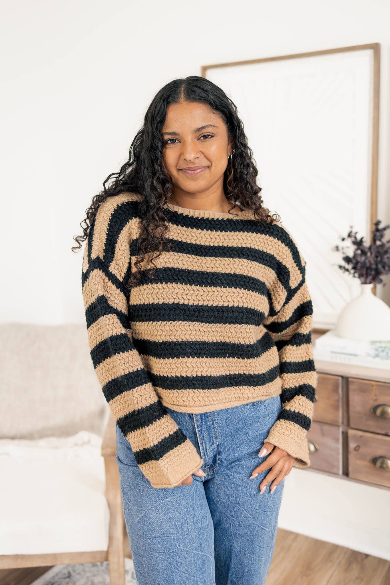 Ella Striped Sweater