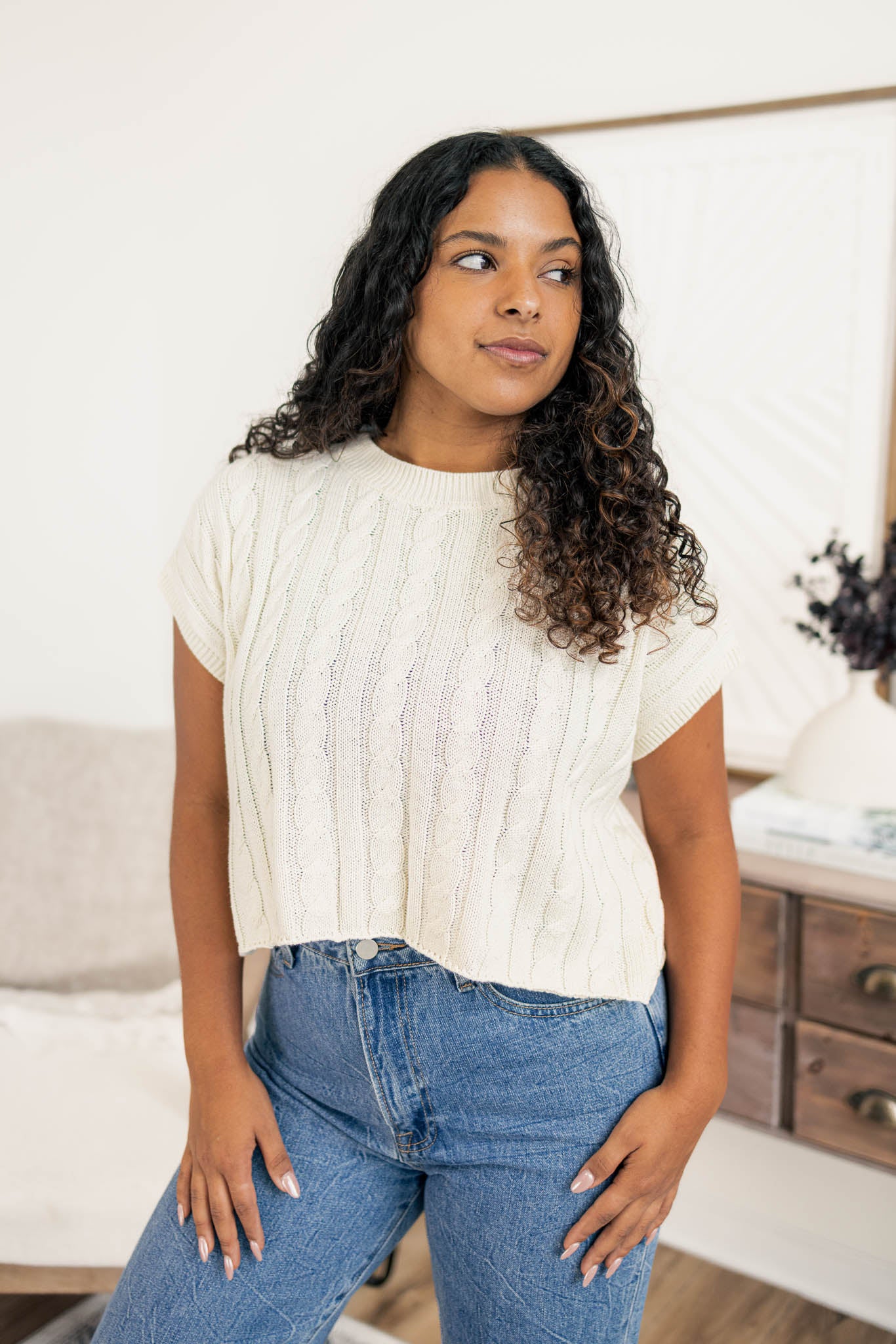 Ezra Cable Knit Sweater