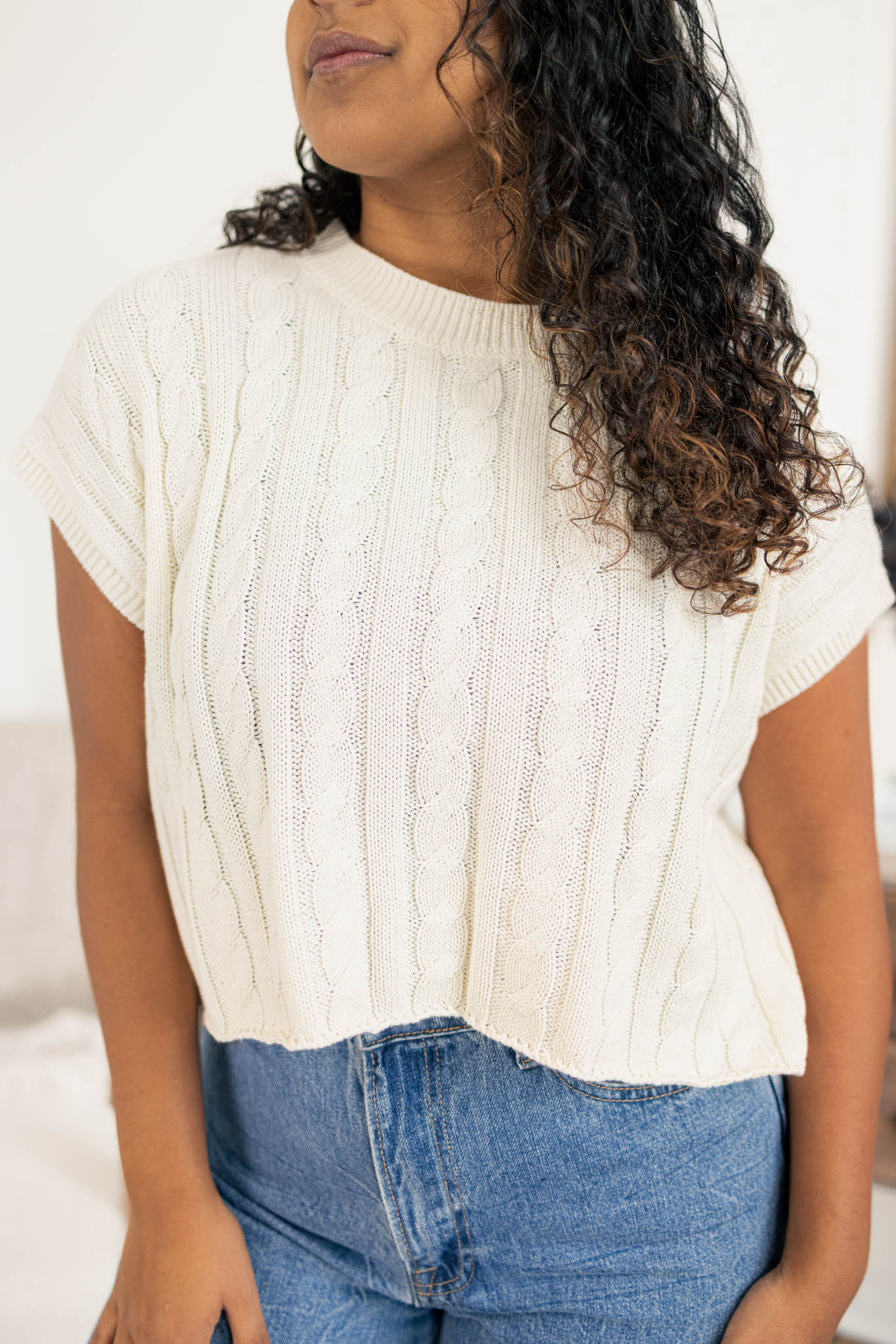 Ezra Cable Knit Sweater