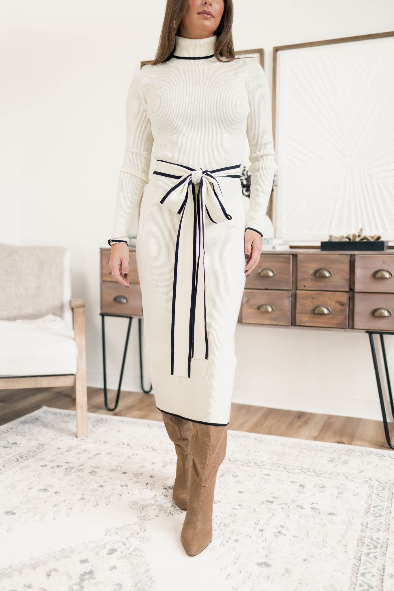 Ava Knit Midi Dress