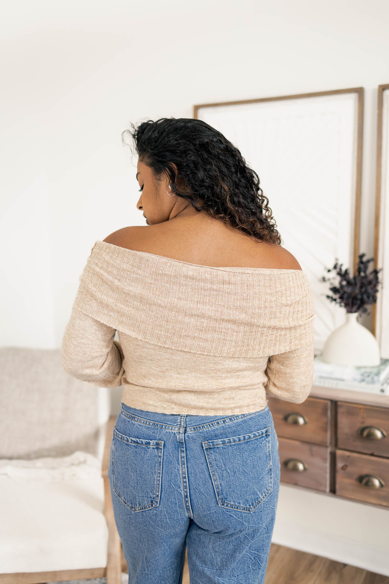 Olivia Off-Shoulder Sweater