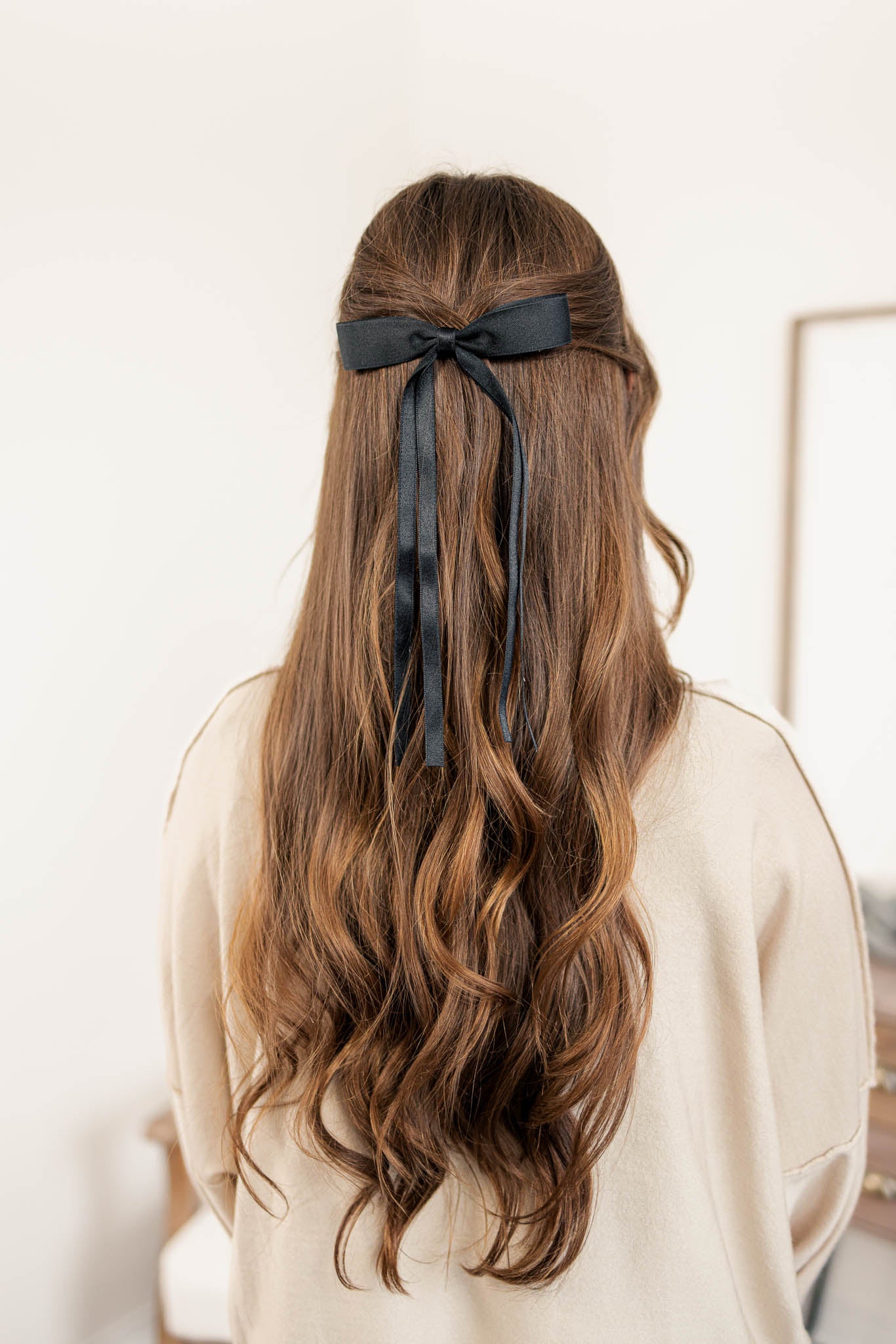 Bow Hair Clip | Black