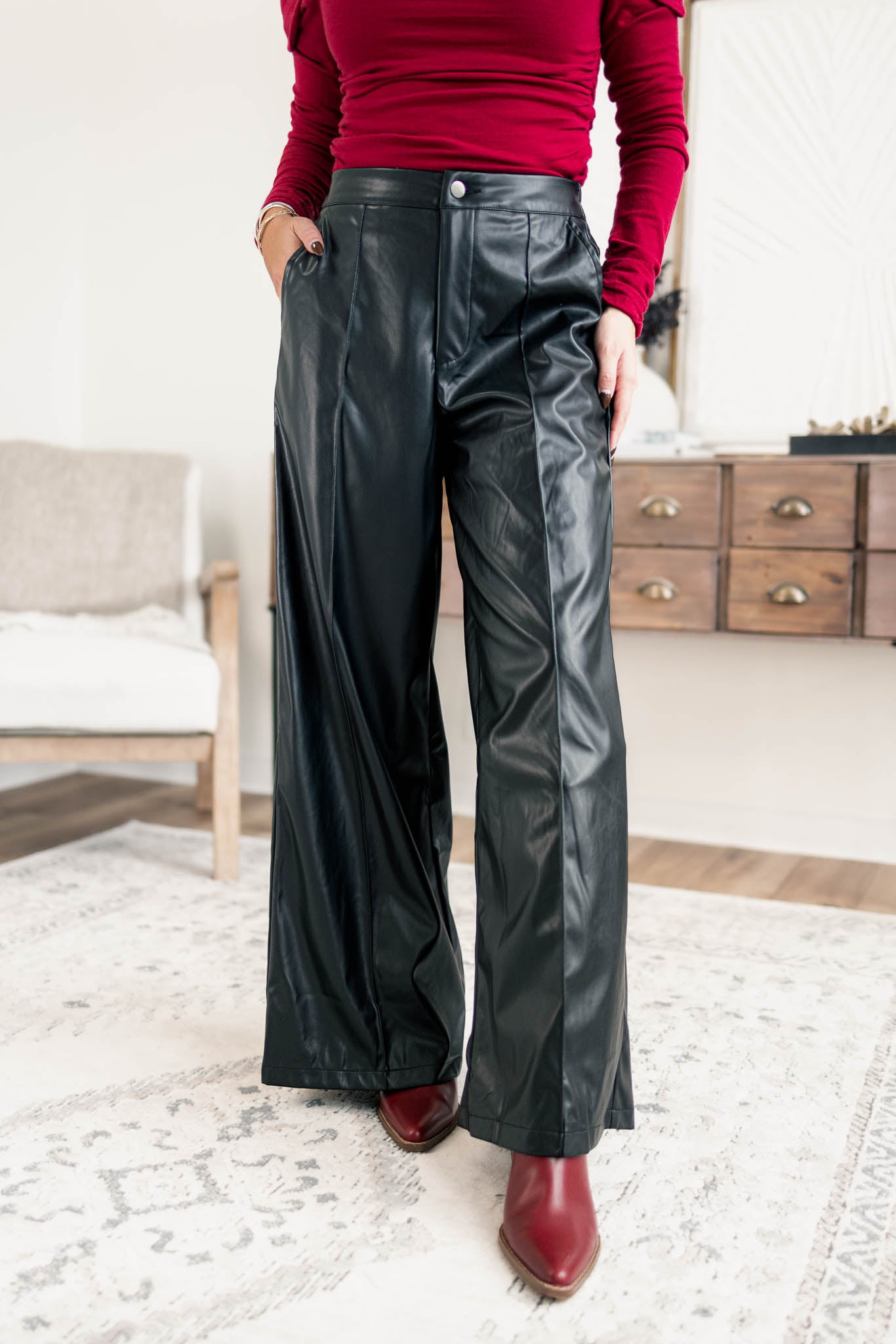 Sable Leather Pants