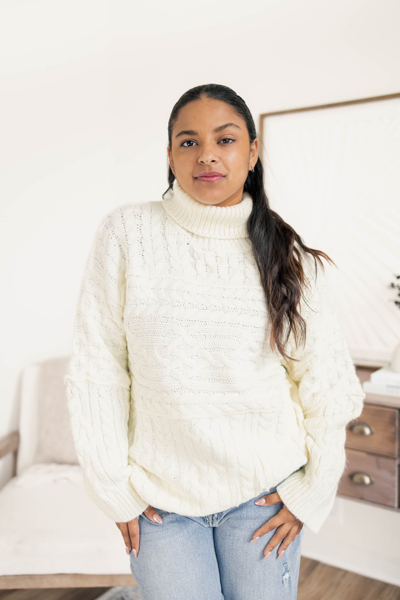 Dixie Mock Neck Sweater