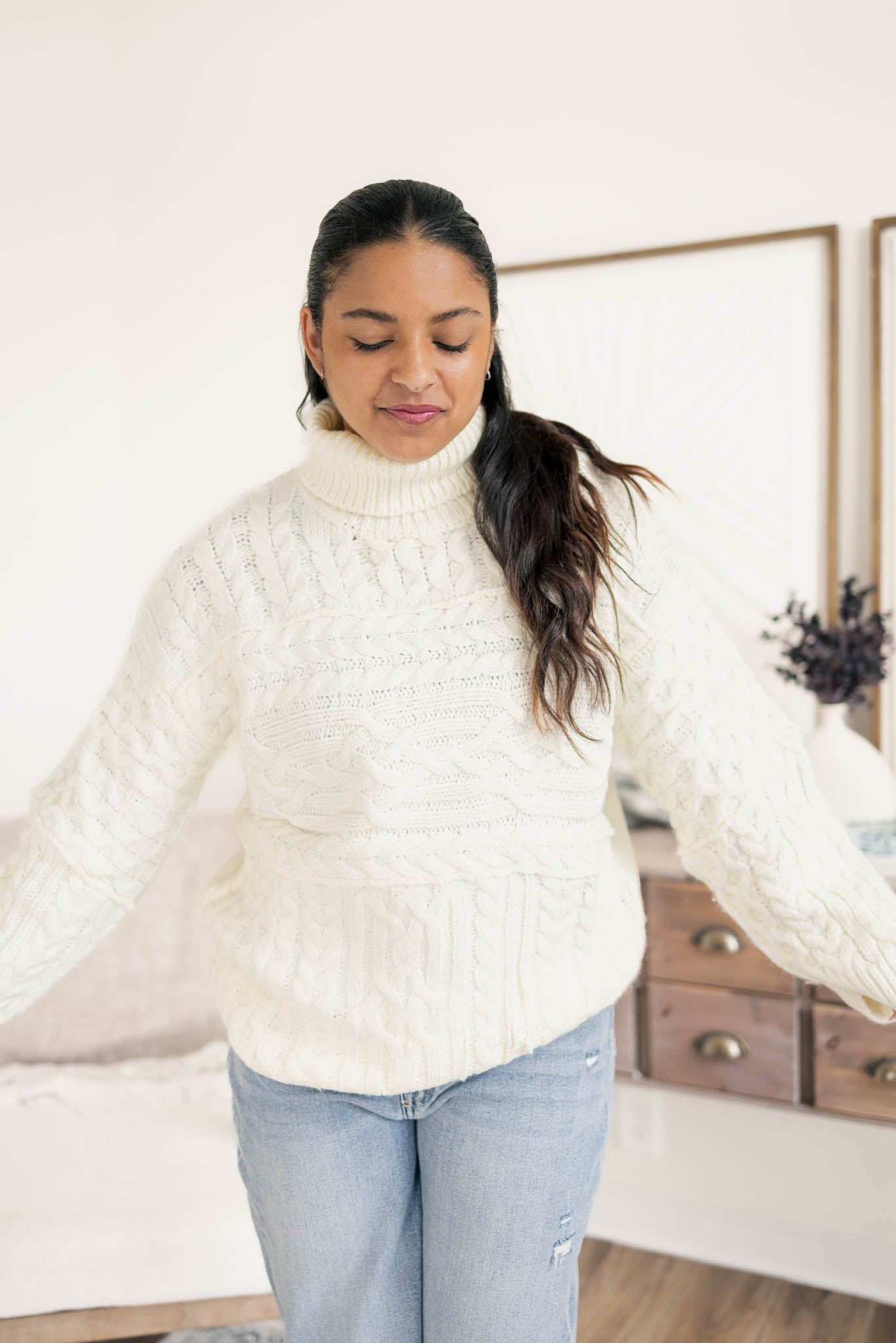 Dixie Mock Neck Sweater