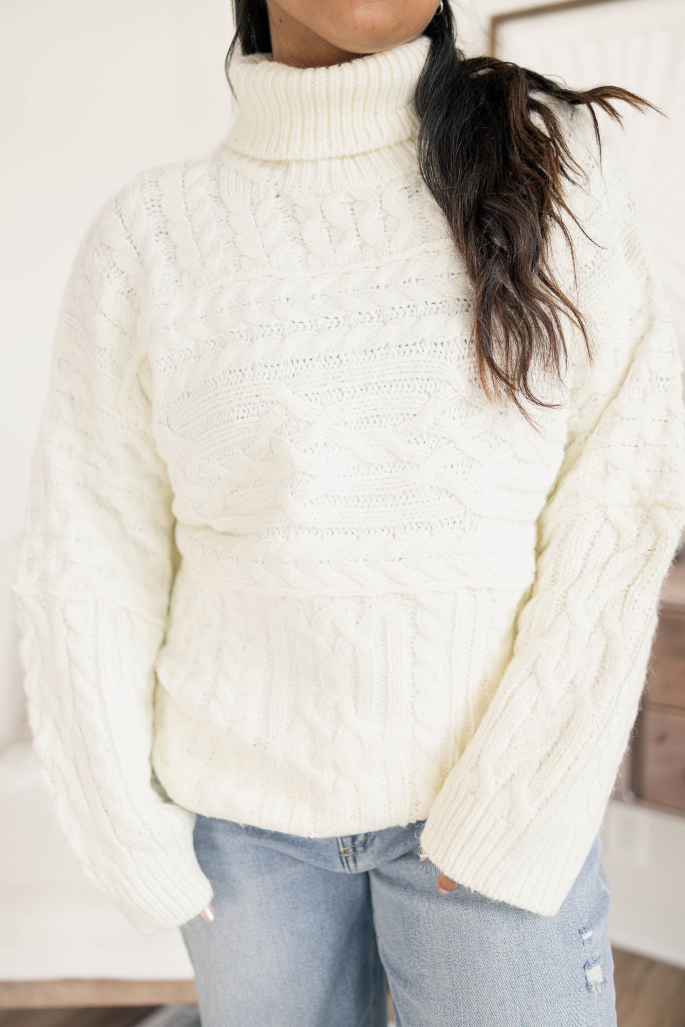 Dixie Mock Neck Sweater