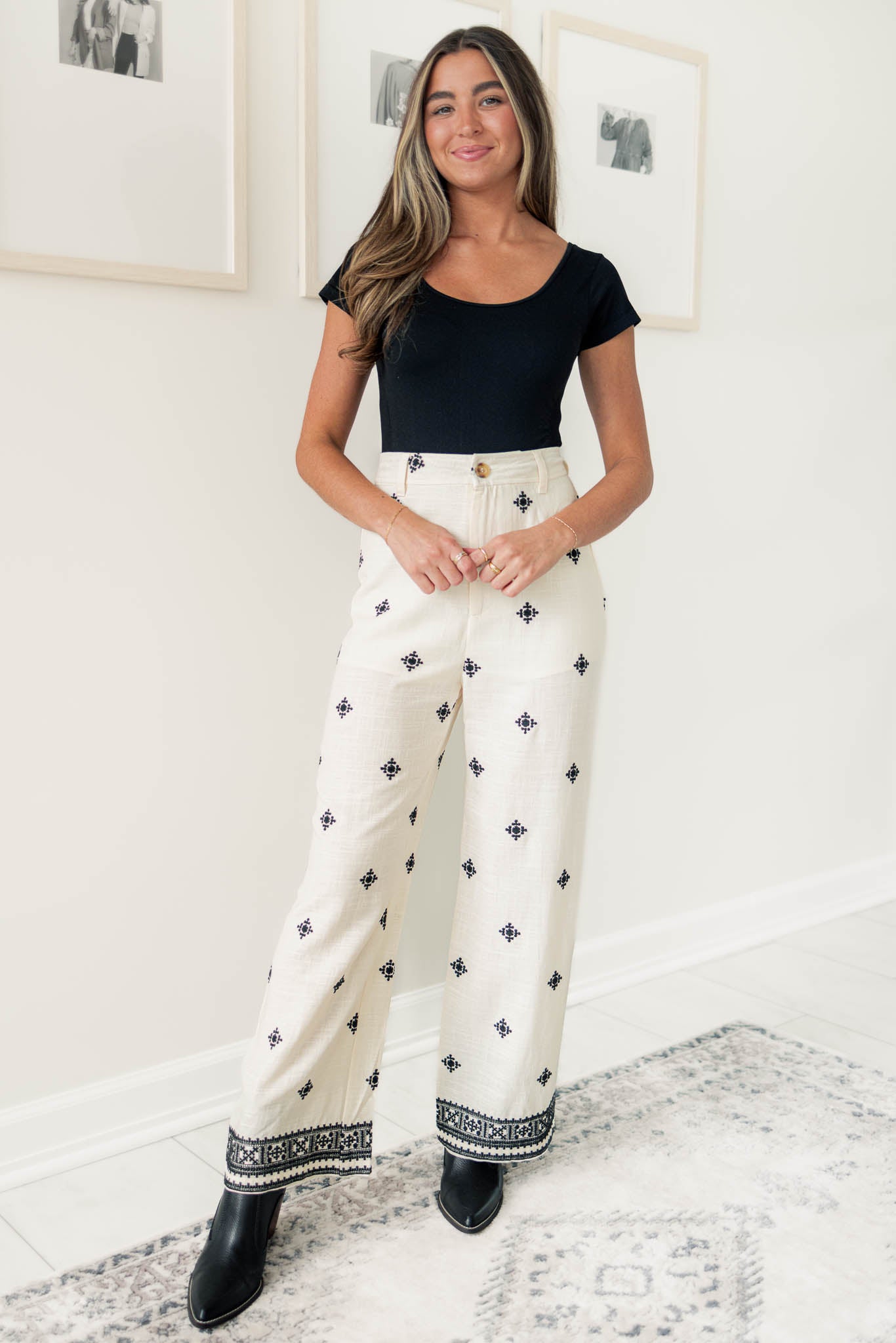 Vanessa Embroidered Pants