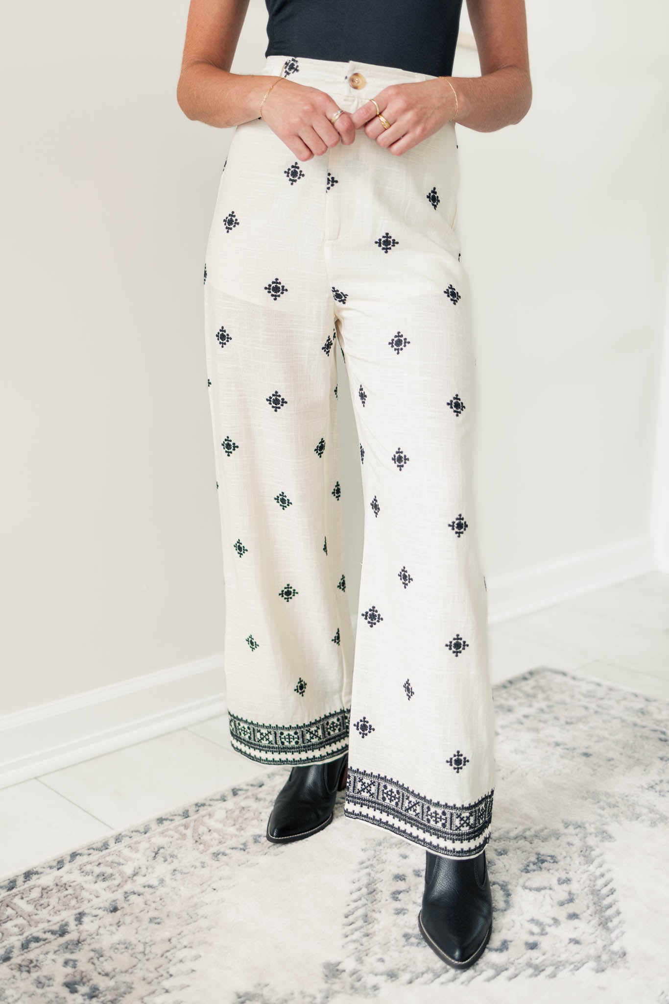 Vanessa Embroidered Pants