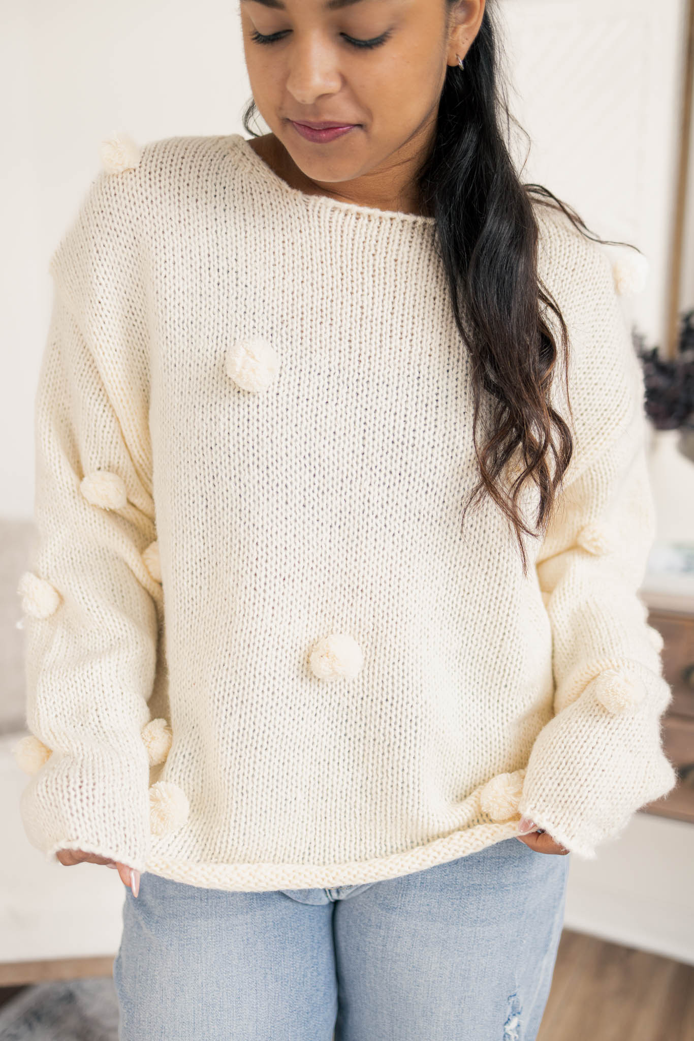 Georgia Pom Sweater