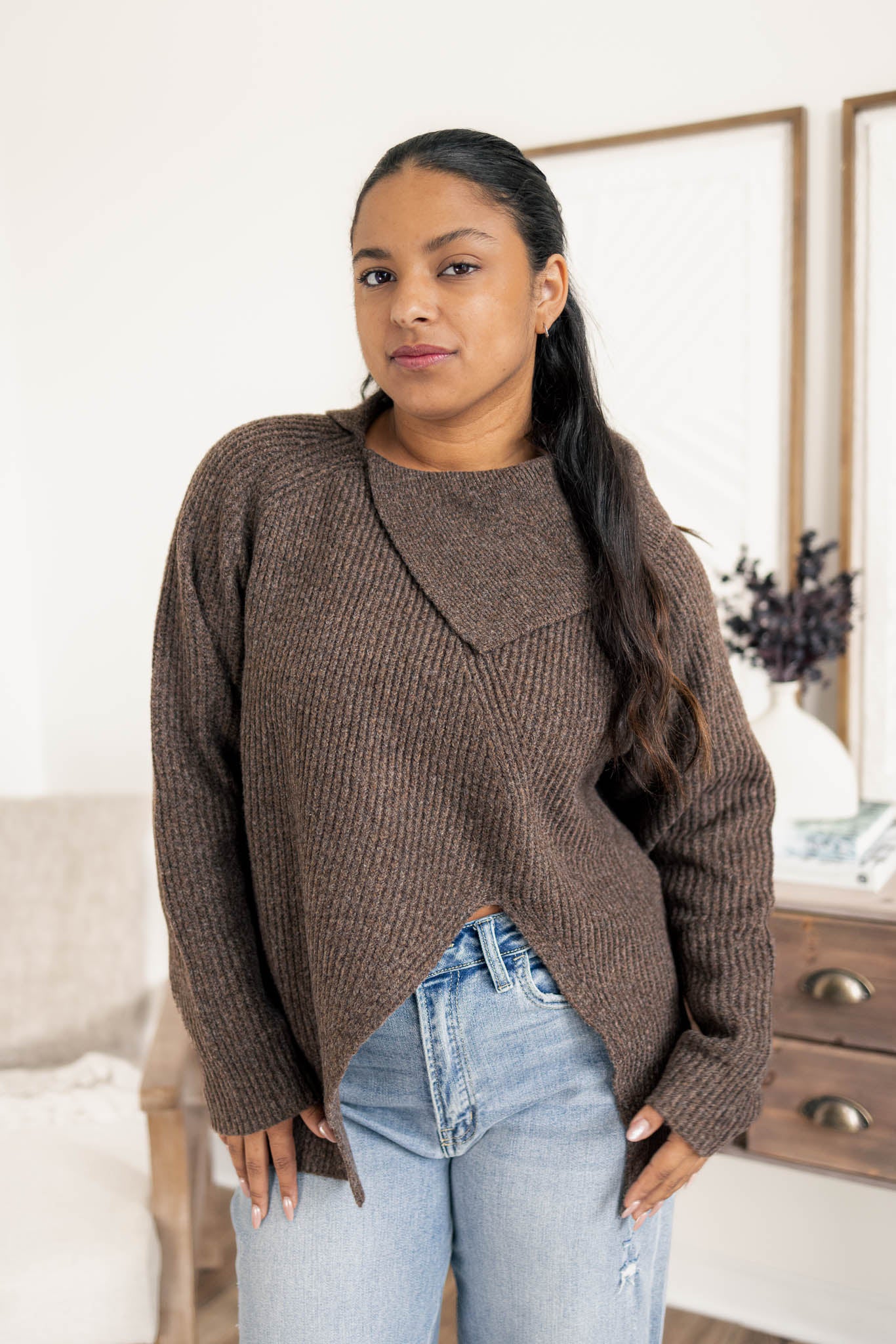 Micah Asymmetrical Sweater