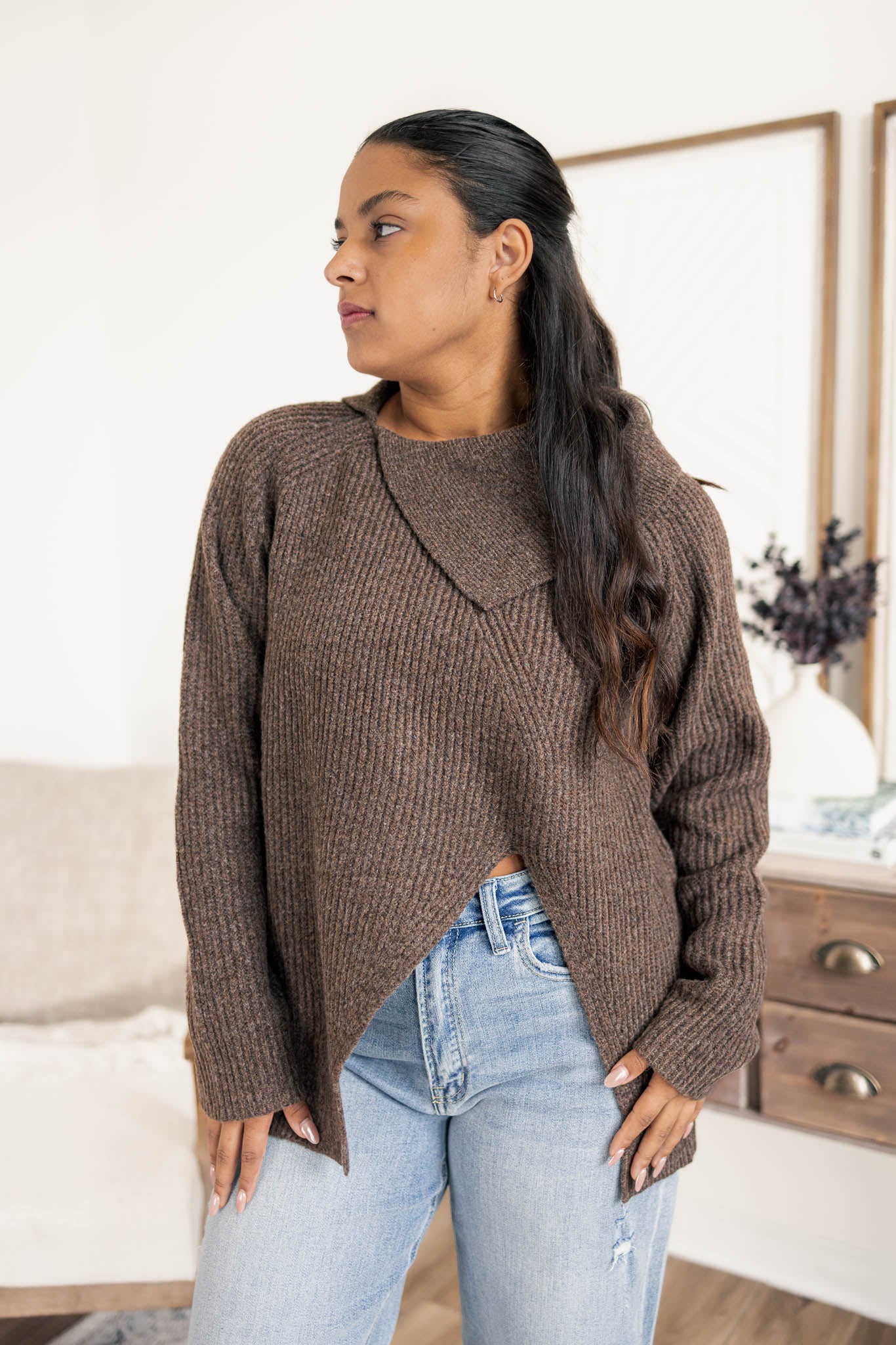 Micah Asymmetrical Sweater