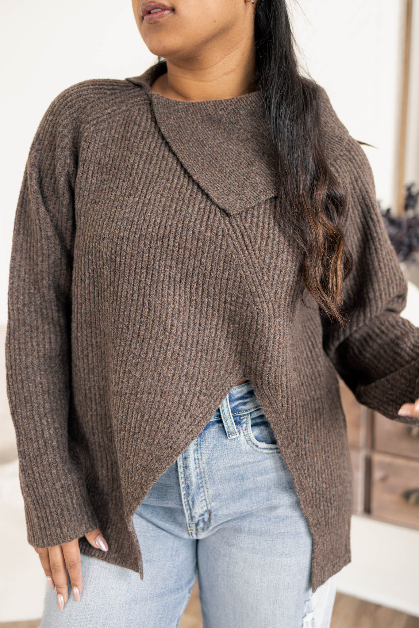 Micah Asymmetrical Sweater