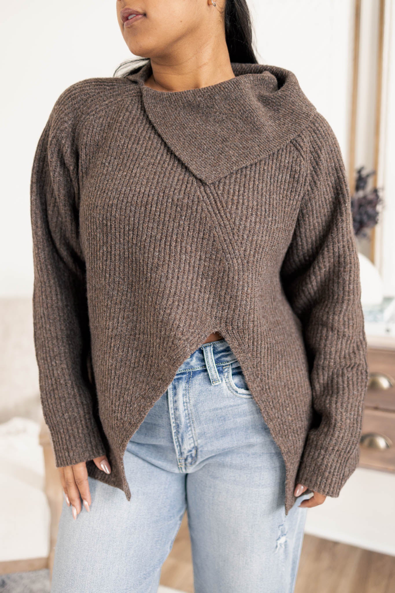 Micah Asymmetrical Sweater