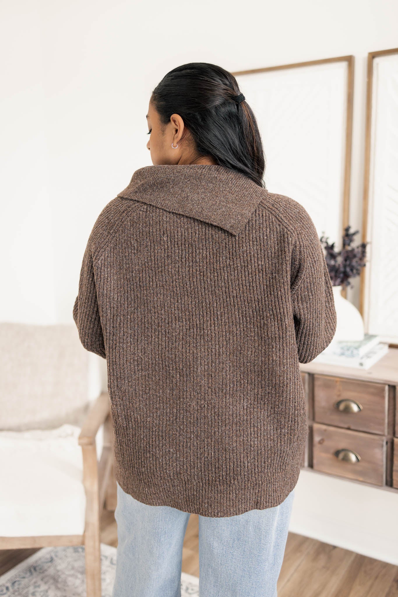 Micah Asymmetrical Sweater