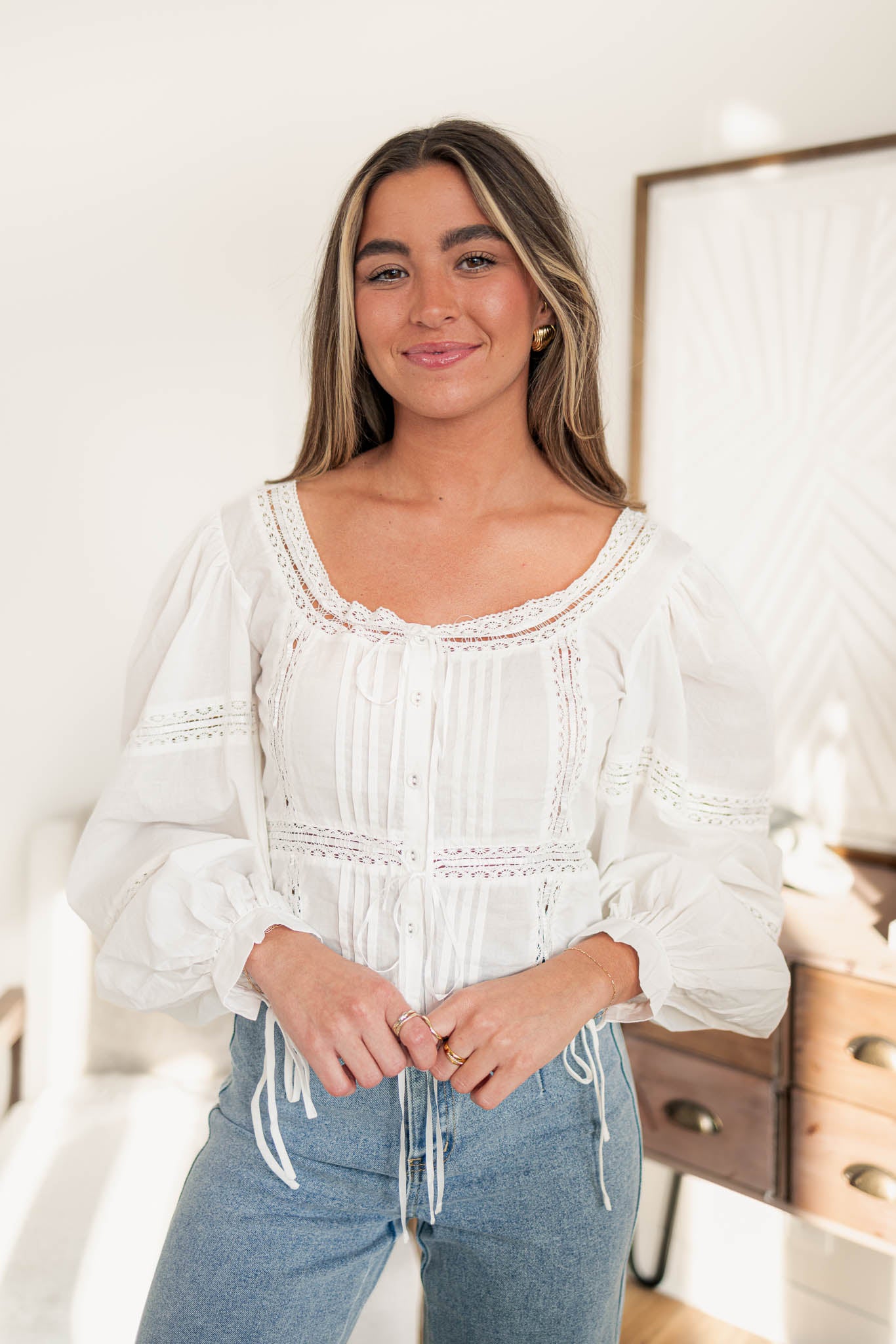 Casella Eyelet Blouse