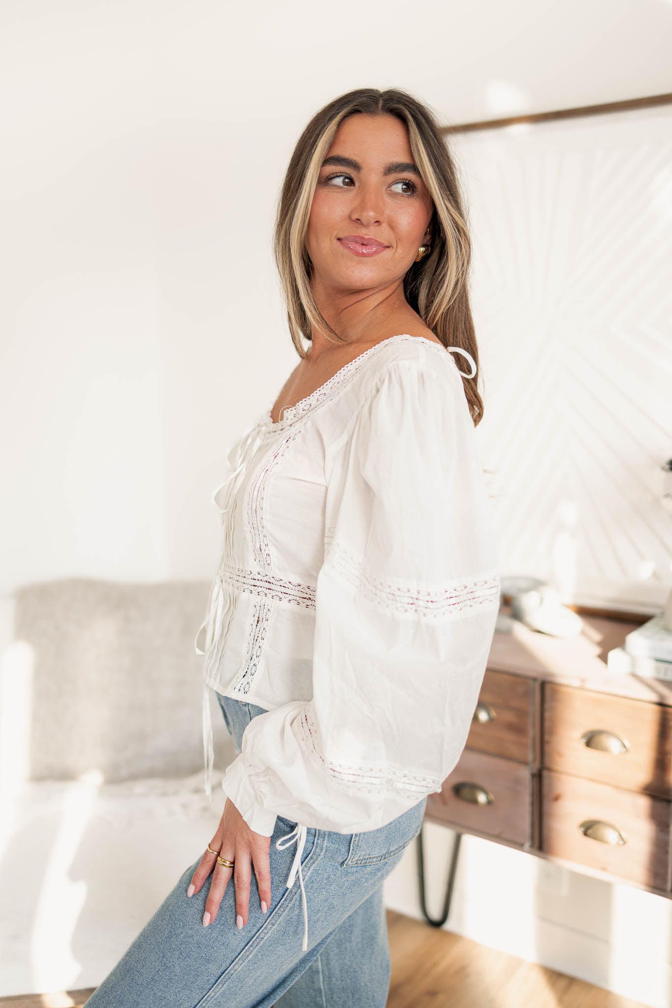 Casella Eyelet Blouse