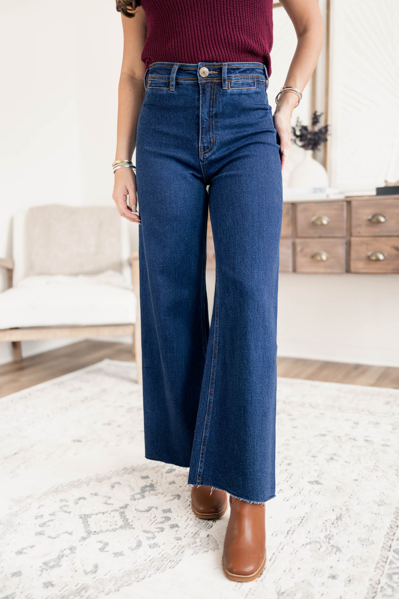 Monroe Wide-Leg Jeans