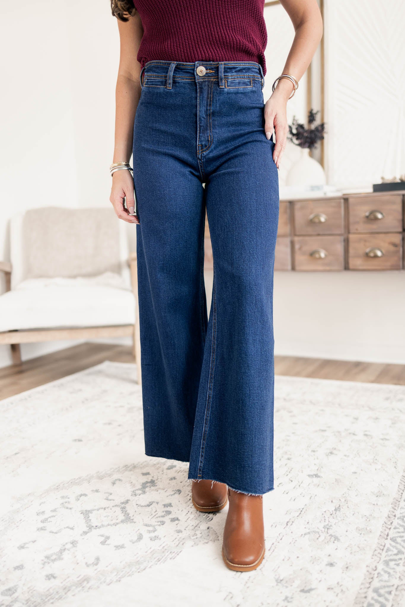 Monroe Wide-Leg Jeans