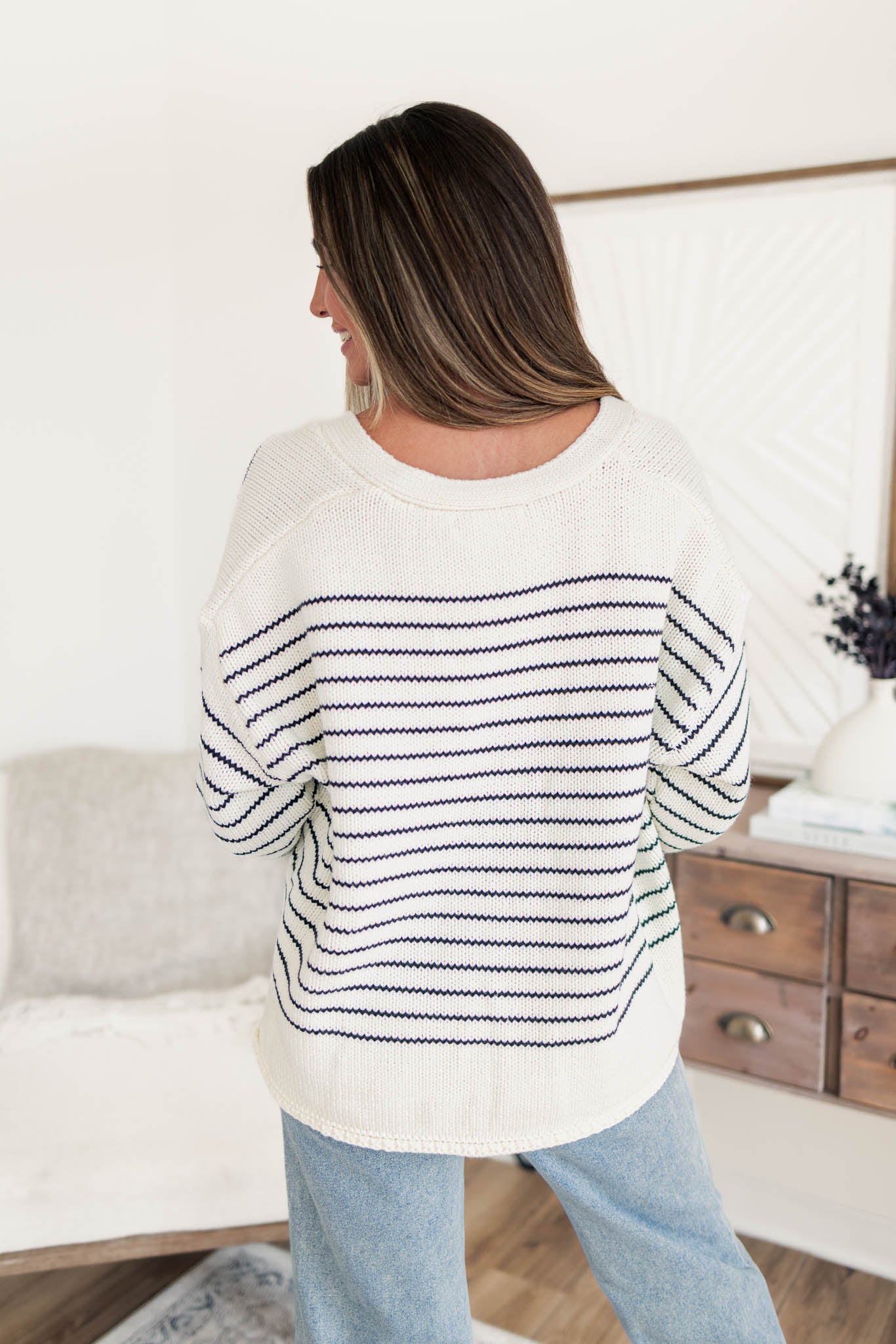 Allie Striped Cardigan