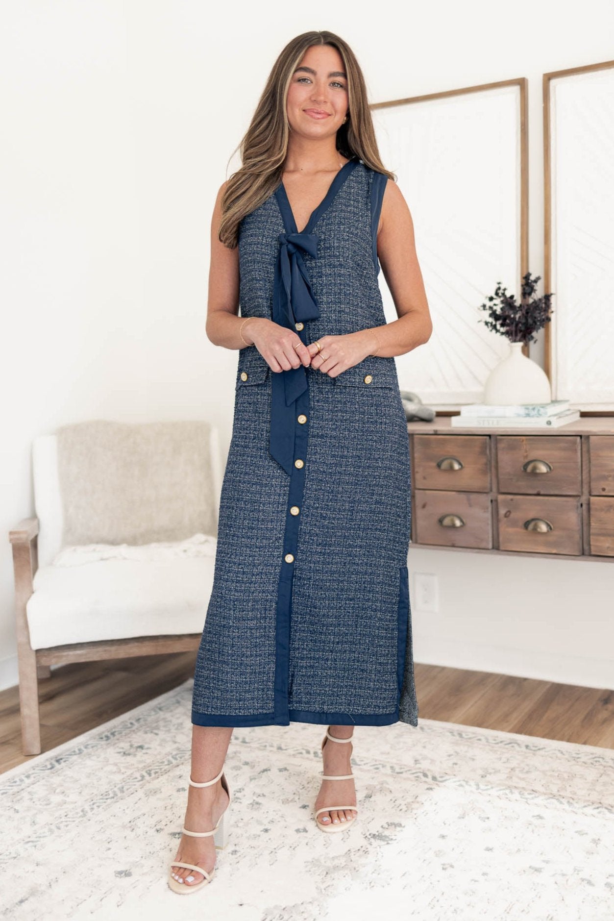 Bella Tailored Midi Dress