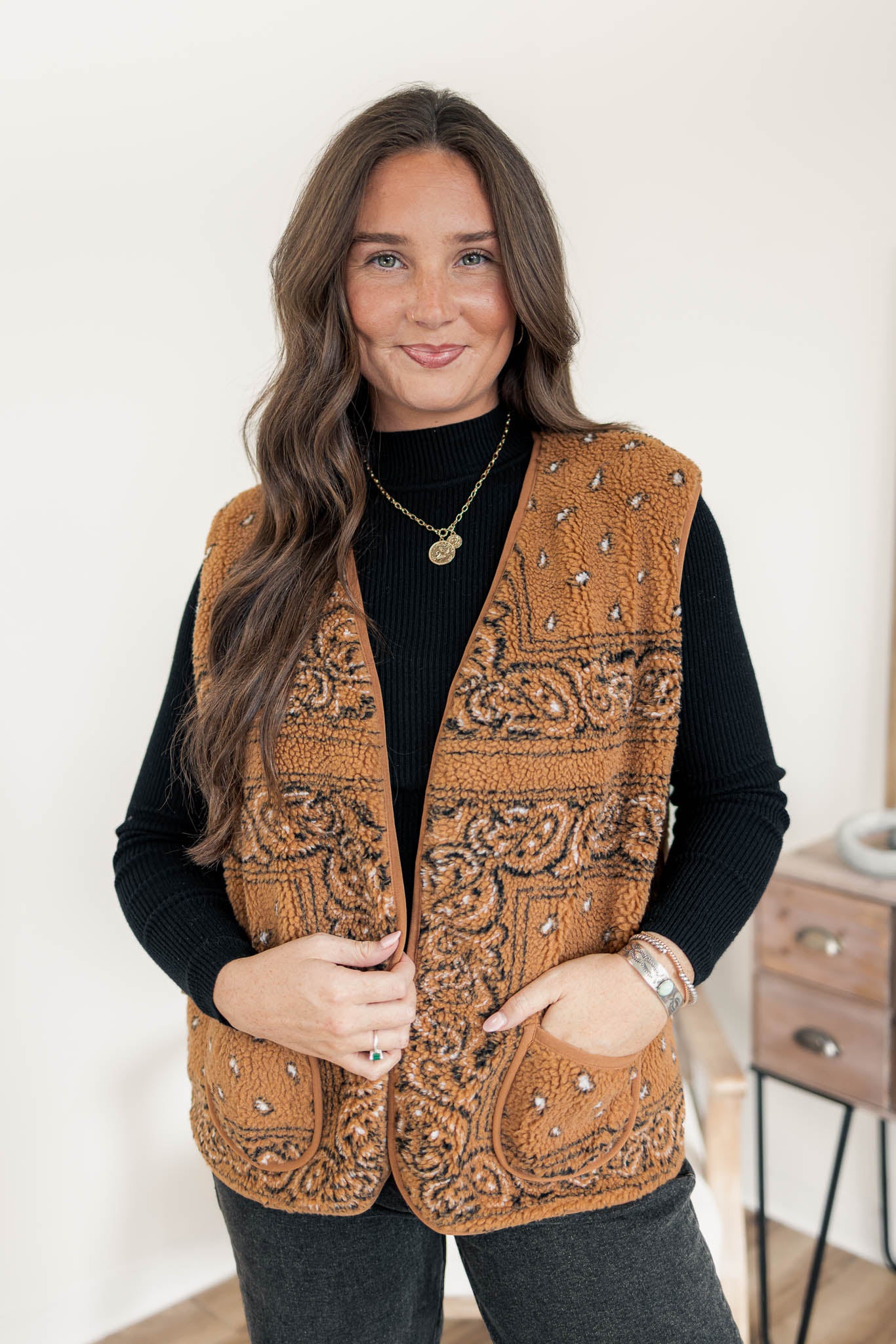 Paisley Sweater Vest