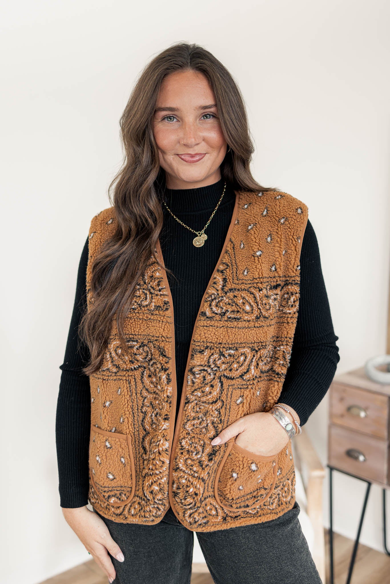 Paisley Sweater Vest