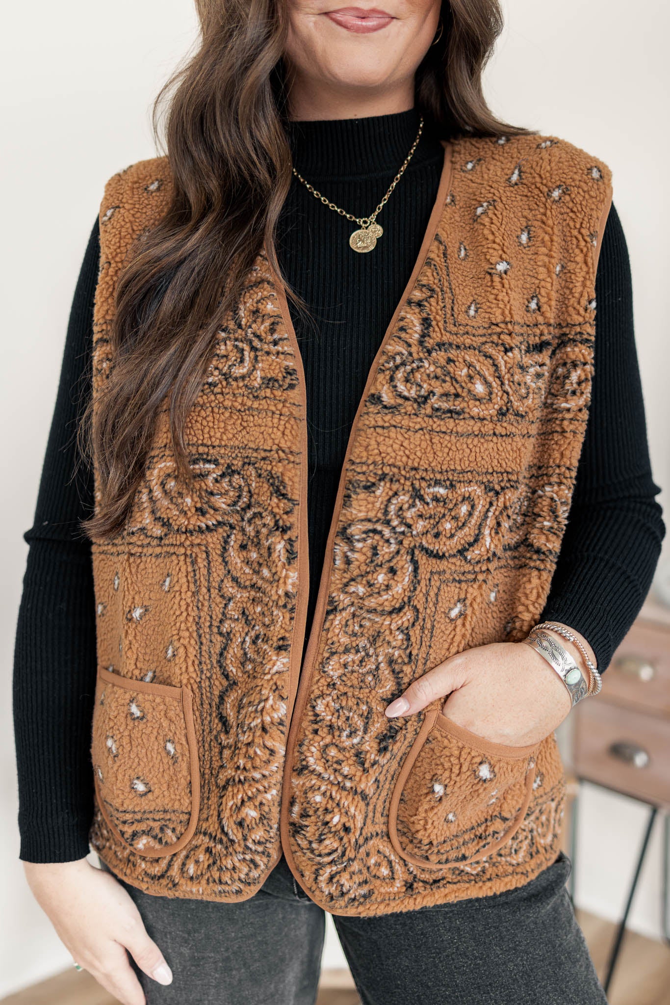 Paisley Sweater Vest