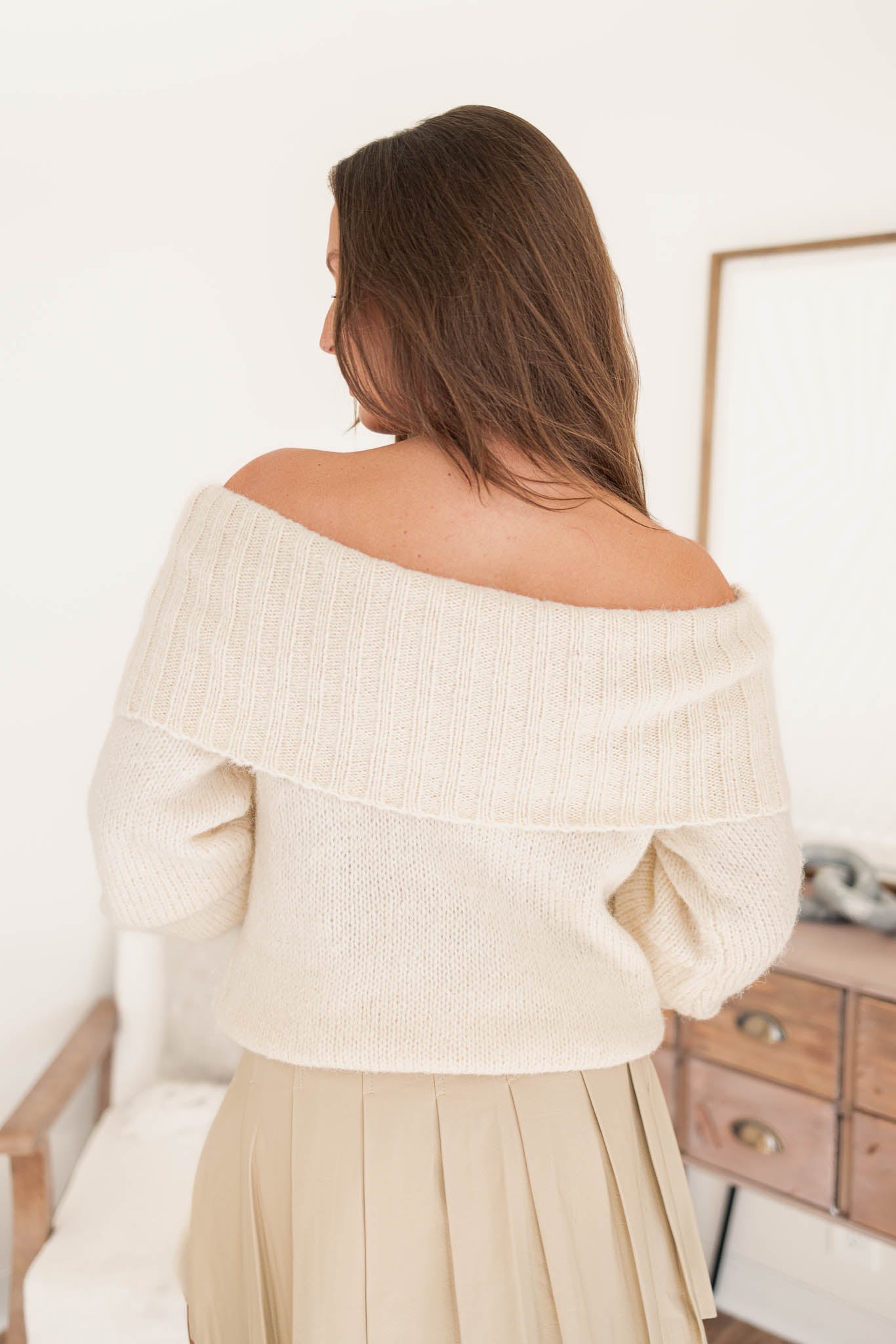 Ezra Off-Shoulder Sweater