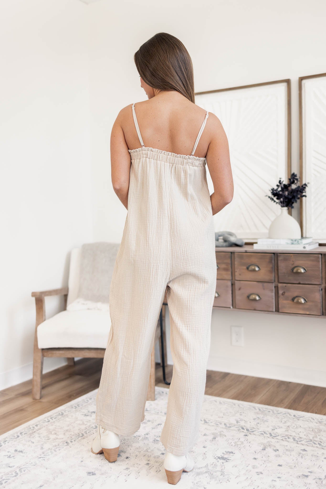 Gauze Relaxed Jumpsuit