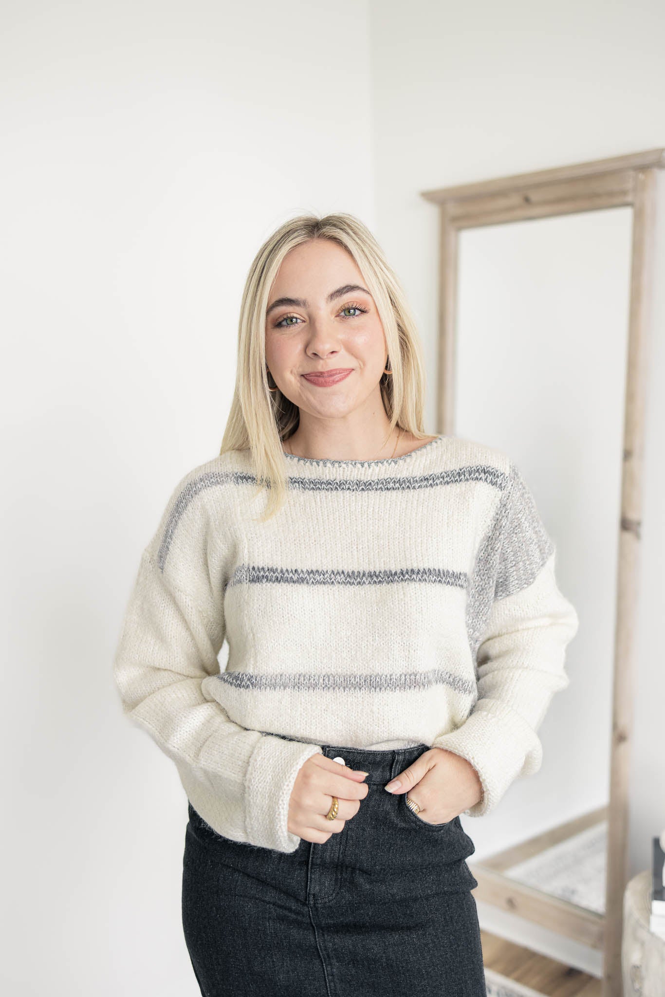 Mona Knit Stripe Sweater