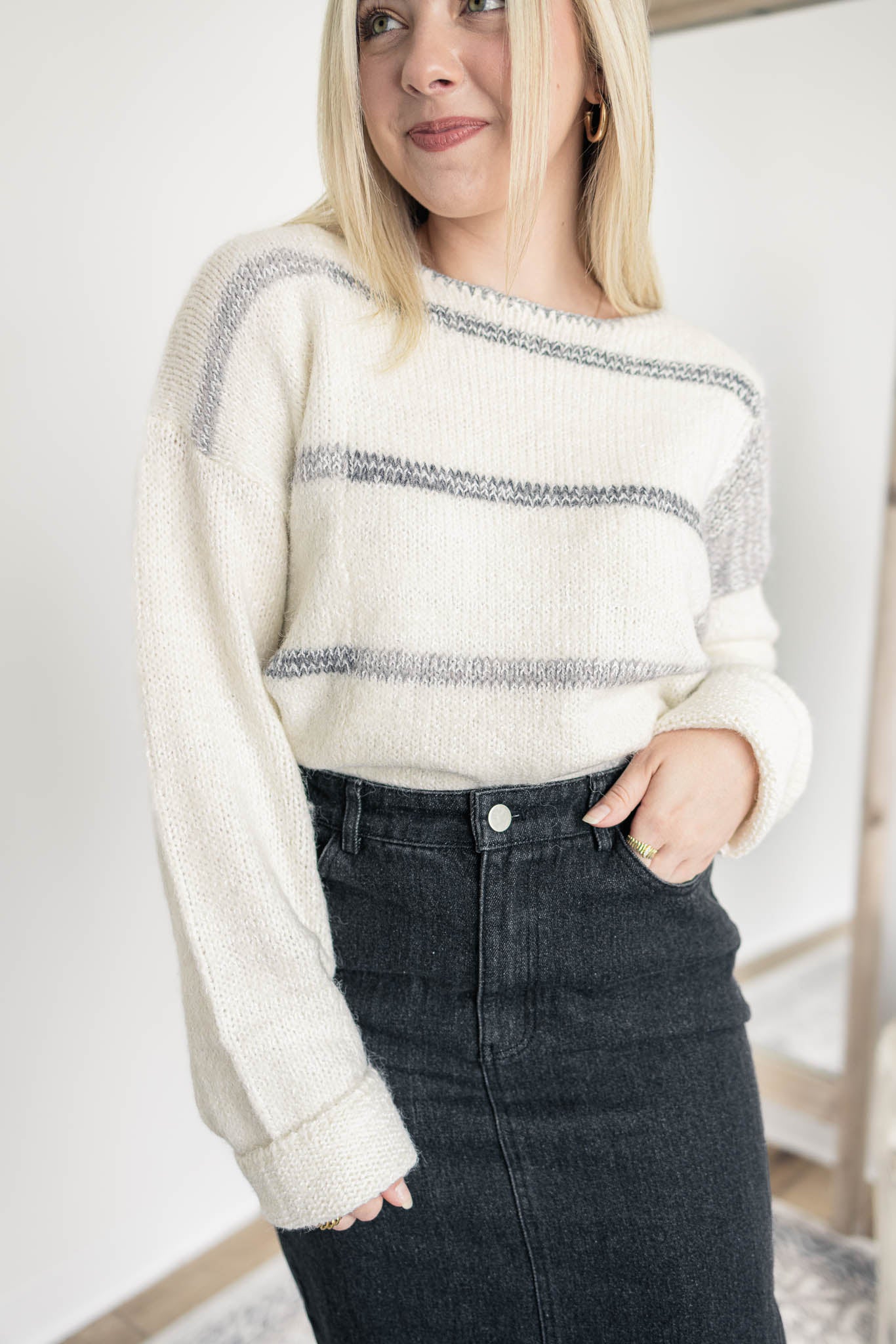 Mona Knit Stripe Sweater