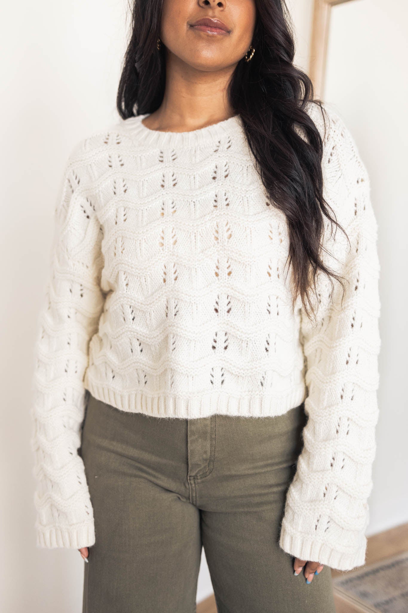 Monochromatic Knit Sweater