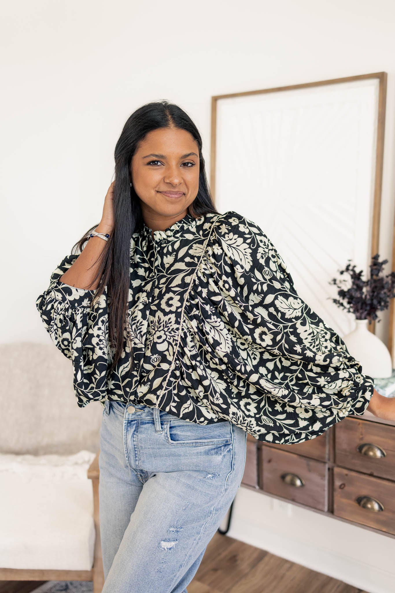 Loretta Floral Blouse