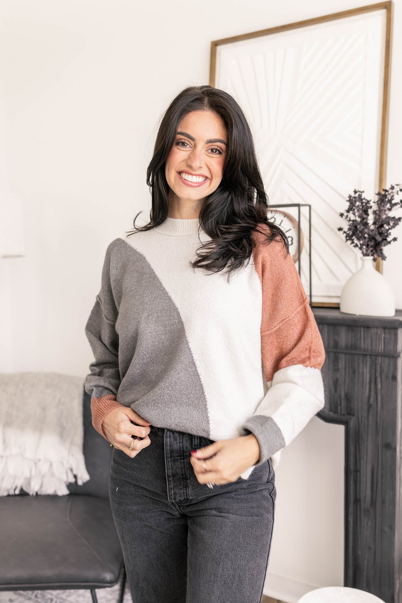 Karrie Colorblock Sweater