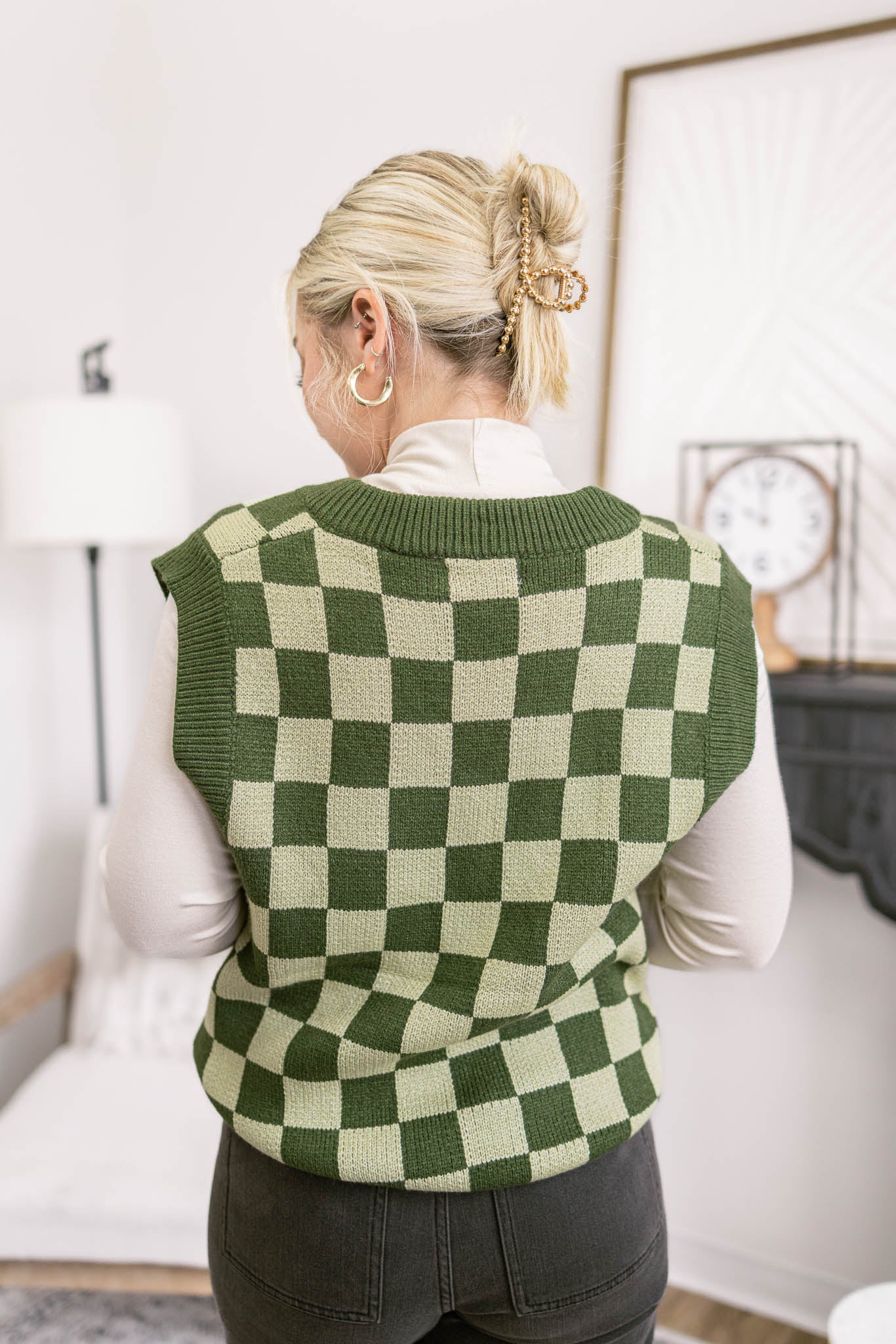 Hunter Checkered Sweater Vest