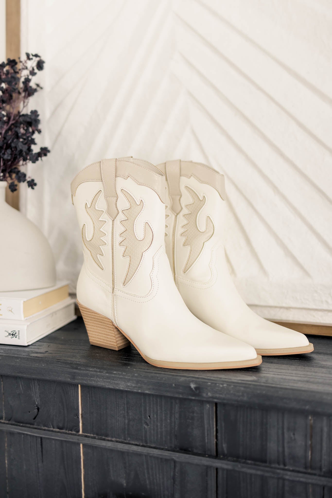 Houston Cowboy Boots | White