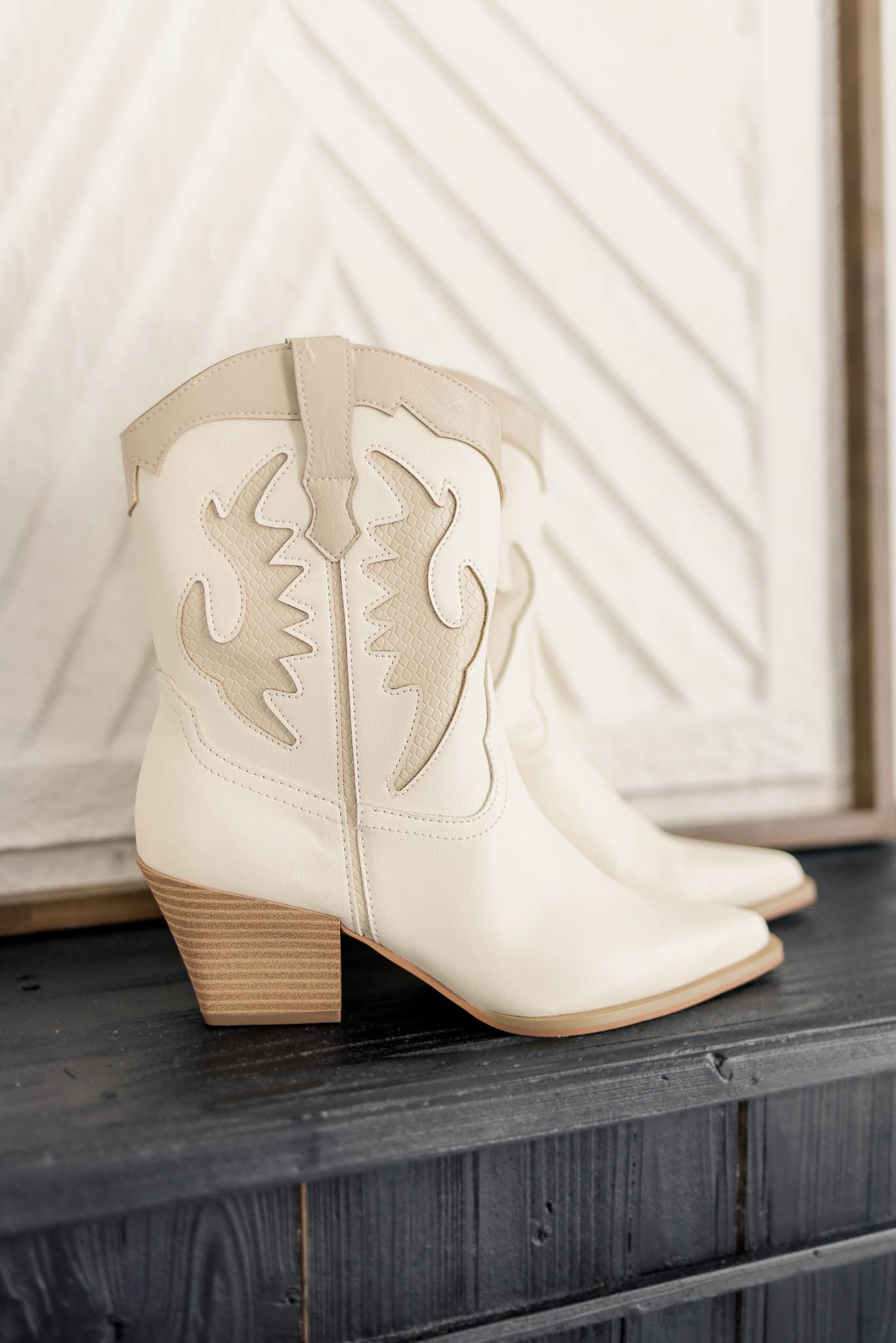 Houston Cowboy Boots | White